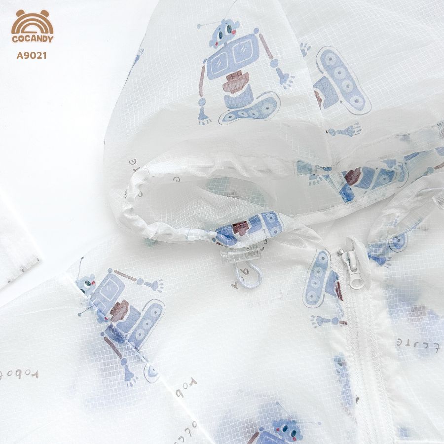 Áo khoác gió TRẮNG họa tiết robot_thumbnail_3