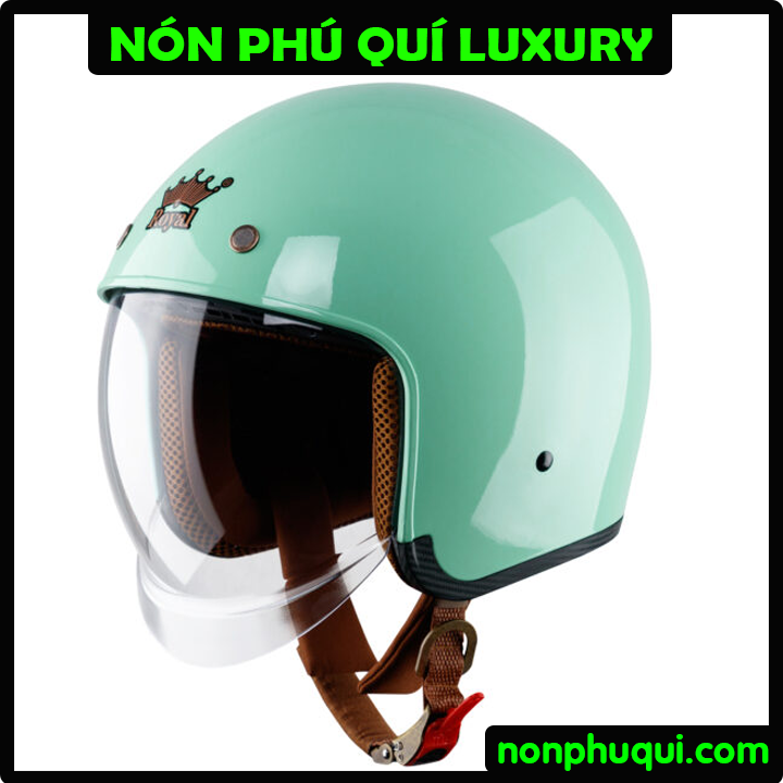 Nón Royal M139 Kính Âm Xanh Ngọc