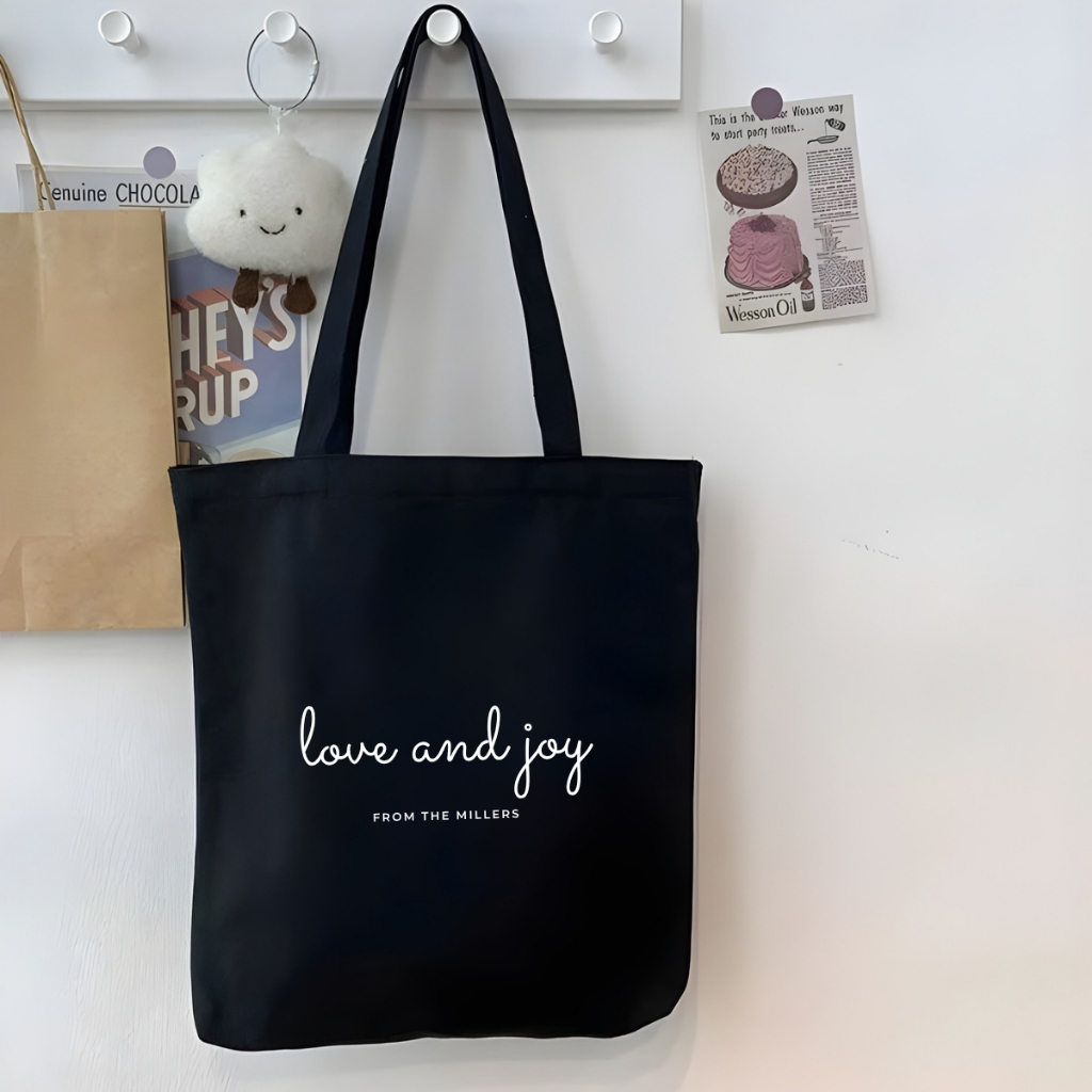 Túi tote vải canvas đeo vai, có khóa kéo và ngăn phụ hình thời trang WE TEE - WTU06_thumbnail_2