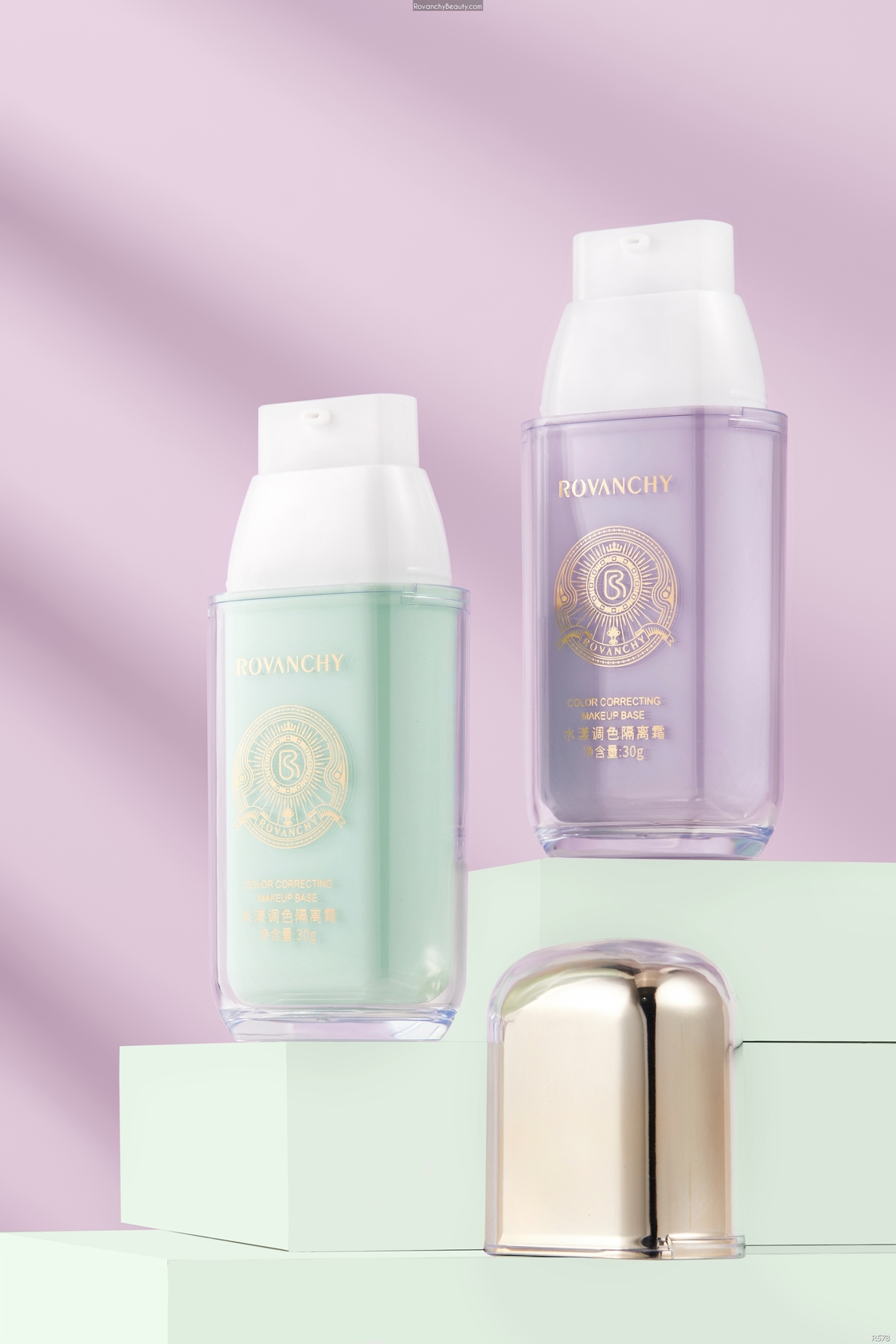 Kem Lót Điều Chỉnh Màu Da R578 ROVANCHY - Che Khuyết Điểm, Dưỡng Ẩm, Phù Hợp Mọi Loại Da (30g)