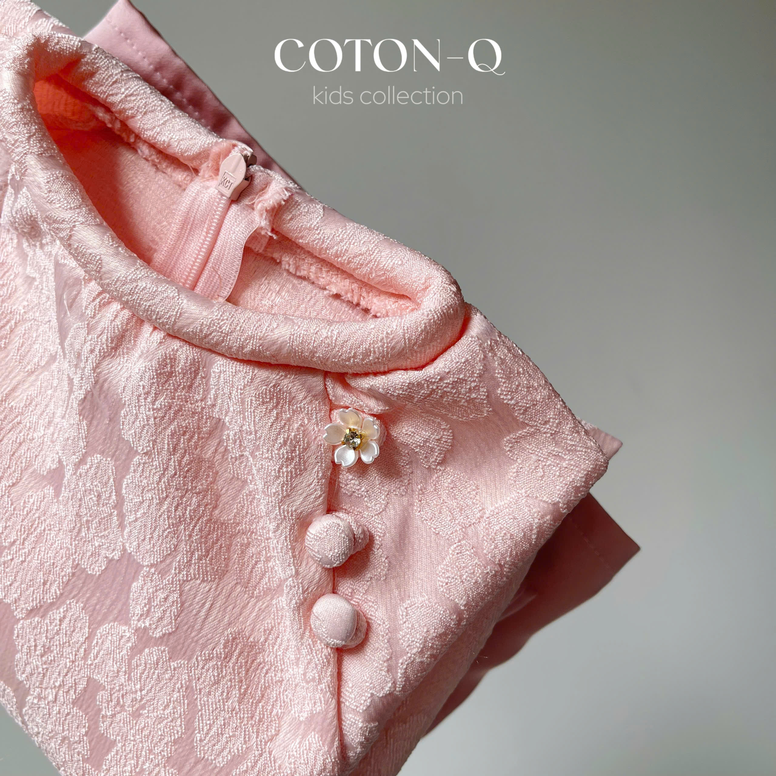 Set áo dài bé hồng nhạt_thumbnail_6