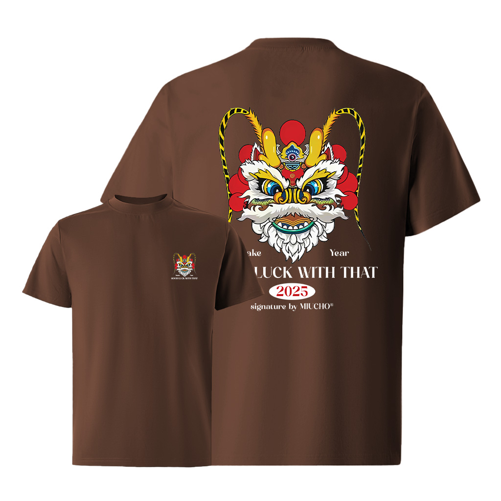 Áo phông nam form rộng 1874 Miucho Iconic vải cotton 4c thoáng mát cổ tròn in mix_thumbnail_0