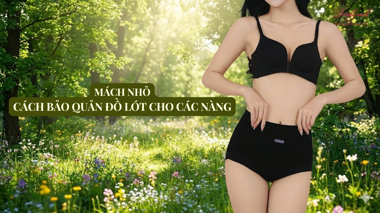 Bảo quản nội y đúng cách – Giữ form chuẩn và chất liệu bền lâu