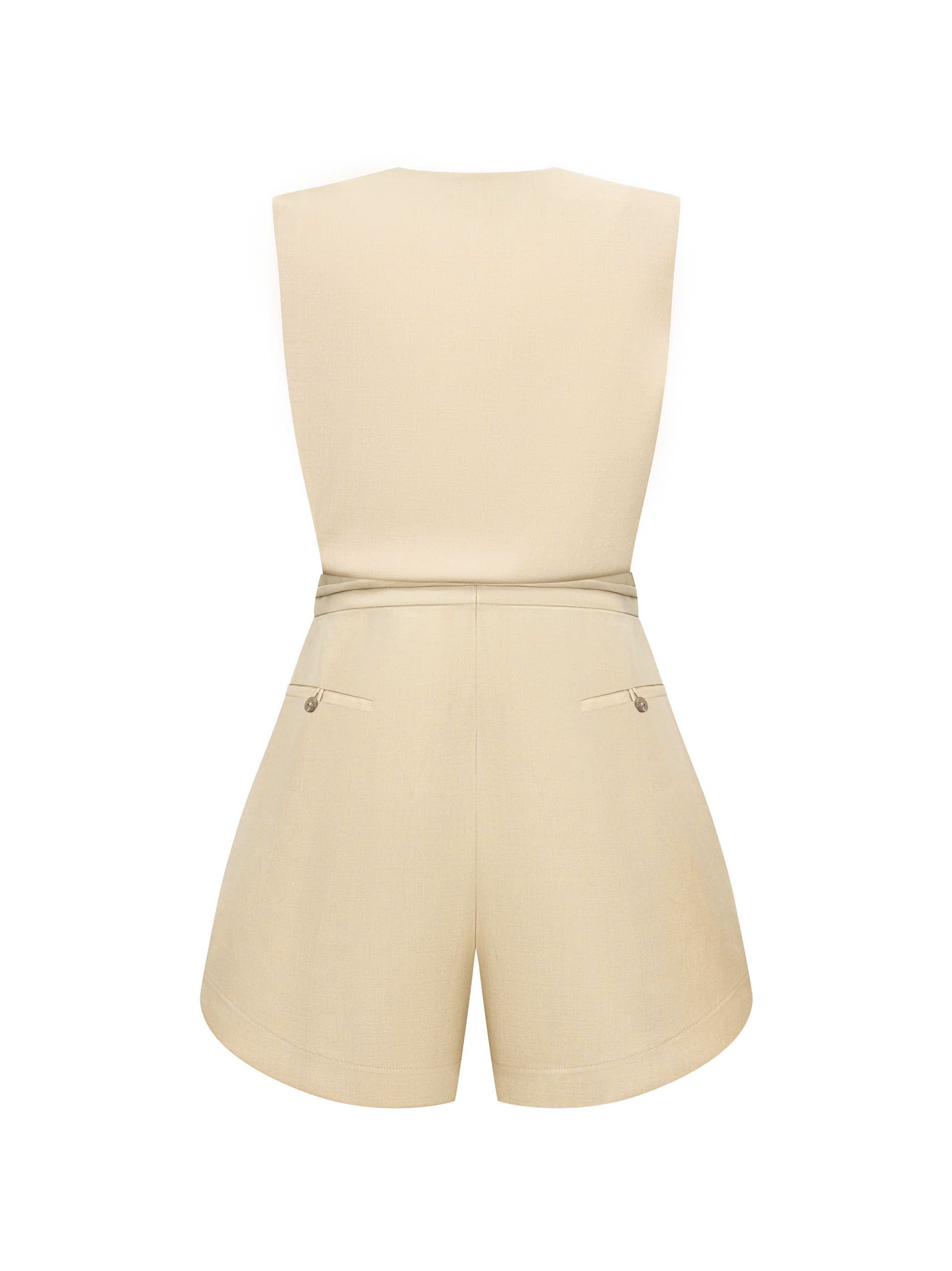 BIGSIZE- Jumsuit kiểu xếp ly V-JUM01