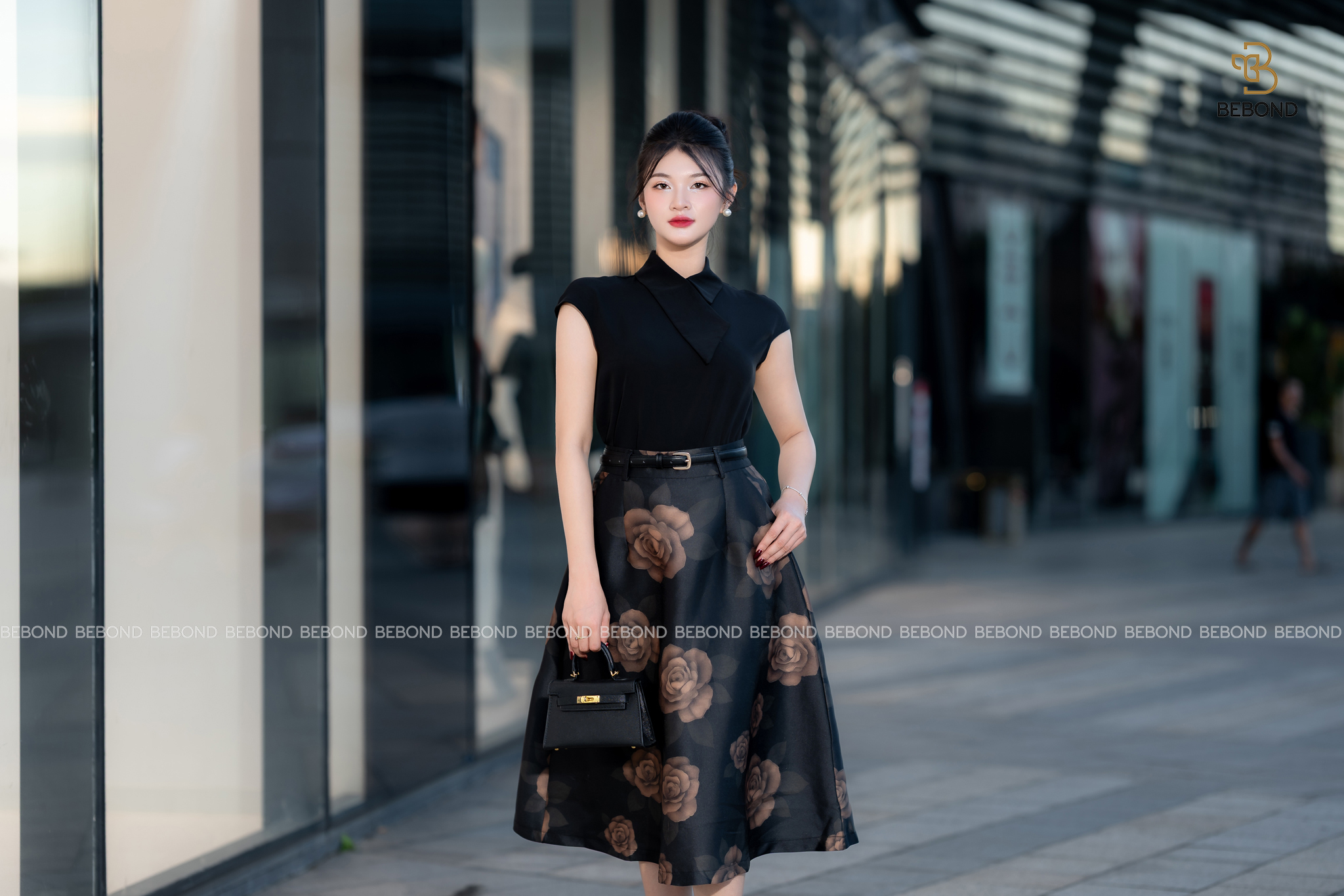 Set chân đầm hoa hồng LENORA màu ĐEN_thumbnail_7