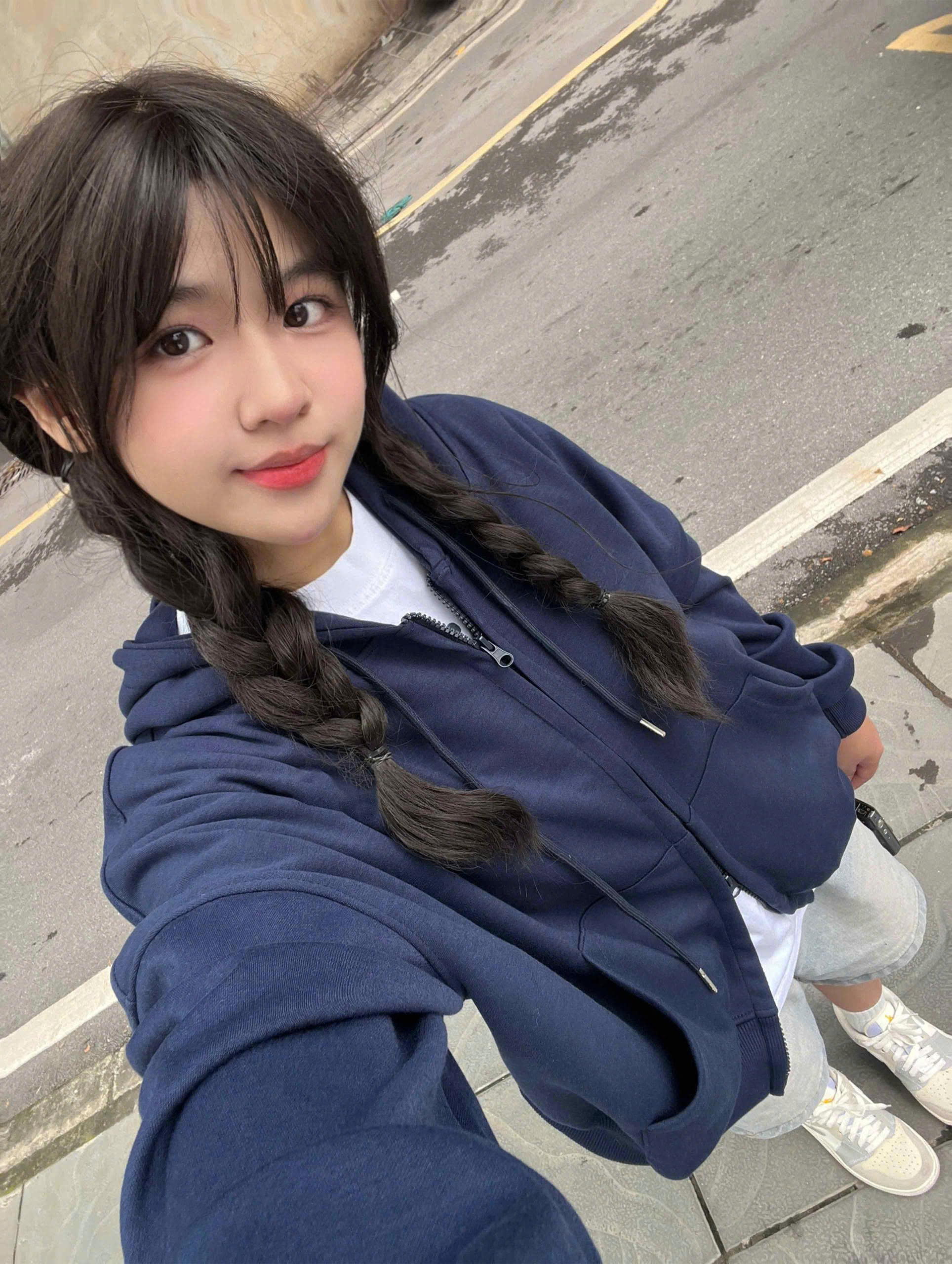 Áo hoodie zip unisex form boxy HXT02 Miucho chất vải nỉ 2 da dày dặn thoáng mát khóa kéo_thumbnail_9