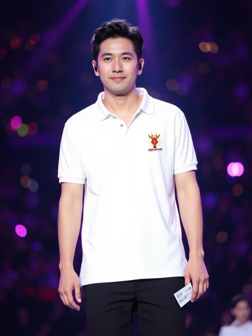 Áo polo nam form vừa 1934 Miucho Iconic vải cá sấu đứng form thoáng mát in mix_thumbnail_6