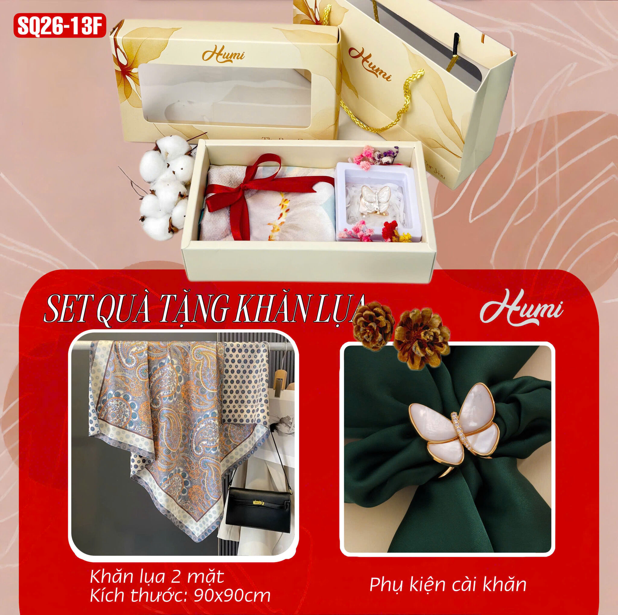 SET QUÀ KHĂN 90 (SQ26-13F)