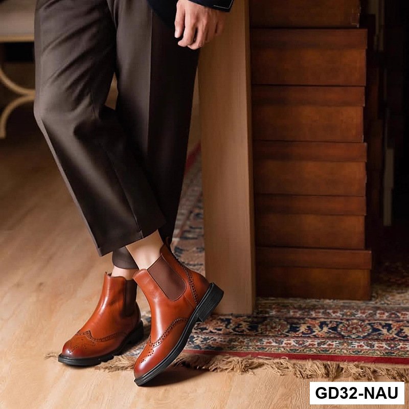 GD32 - Giày thể thao nam đế bệt, giày da thật, giày thể thao nam thời trang mùa hè, giày da cao cấp, giày trắng, giày mọi, giày mọi nam_thumbnail_30