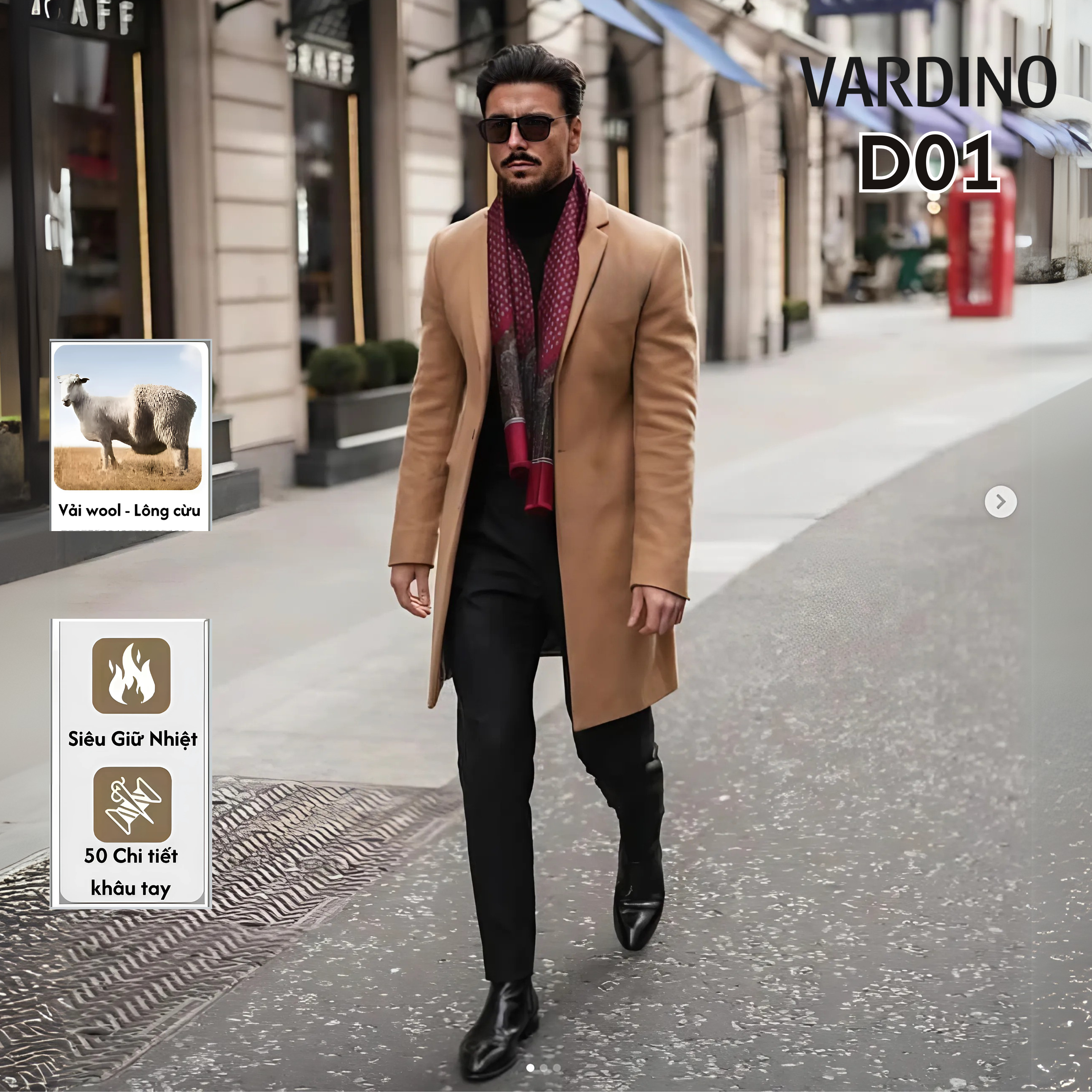 Áo khoác Mangto dáng dài lông cừu 2 lớp D01_thumbnail_2