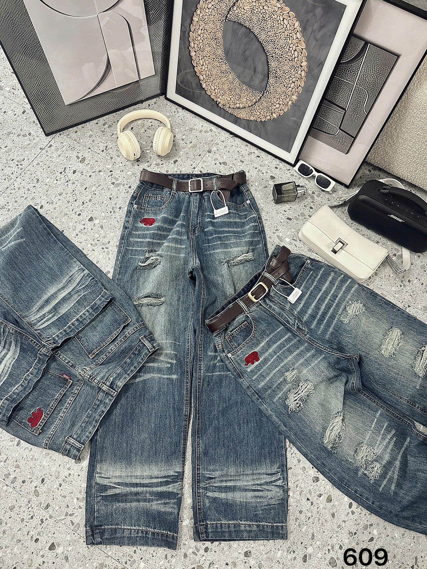 BIGSIZE NỮ-Quần suông thêu voi đỏ T-QJ609_thumbnail_4