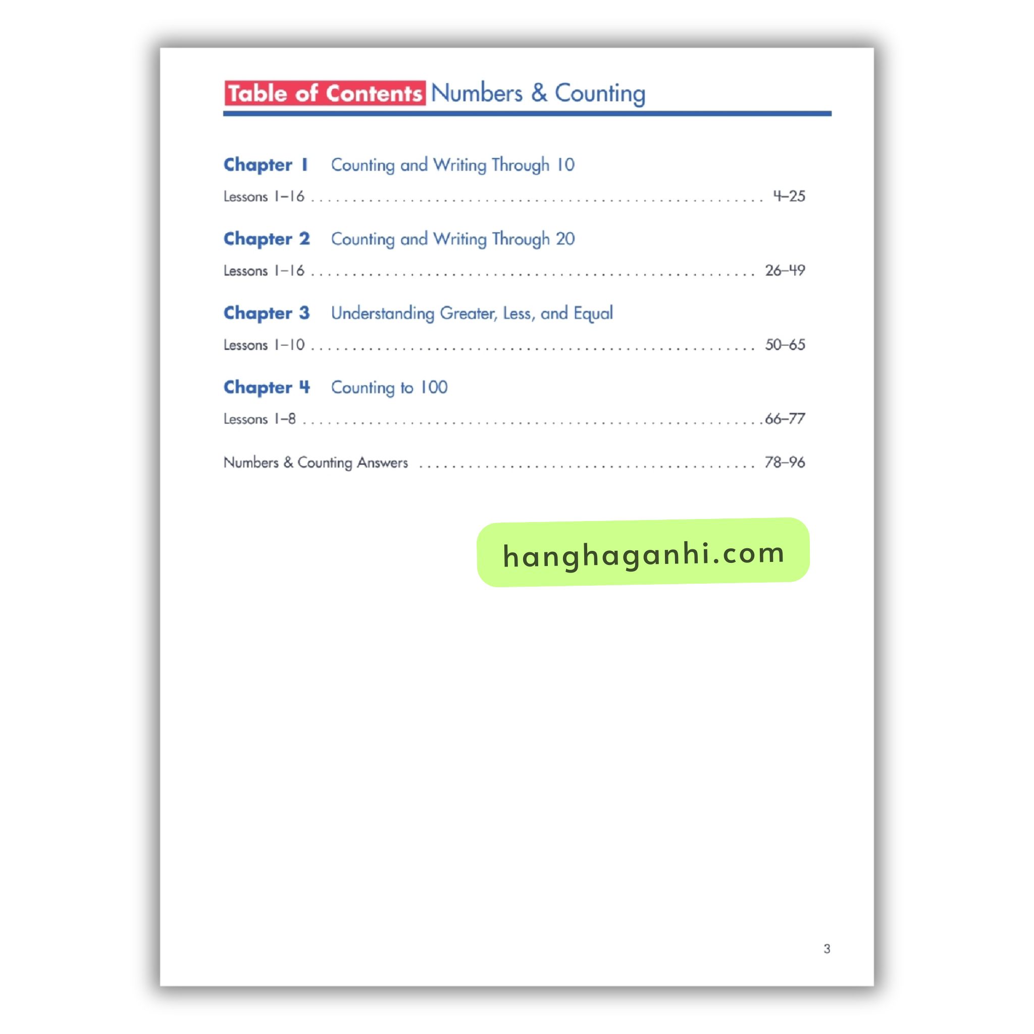 Sách Spectrum Numbers & Counting Workbook Grade PK-K_thumbnail_1