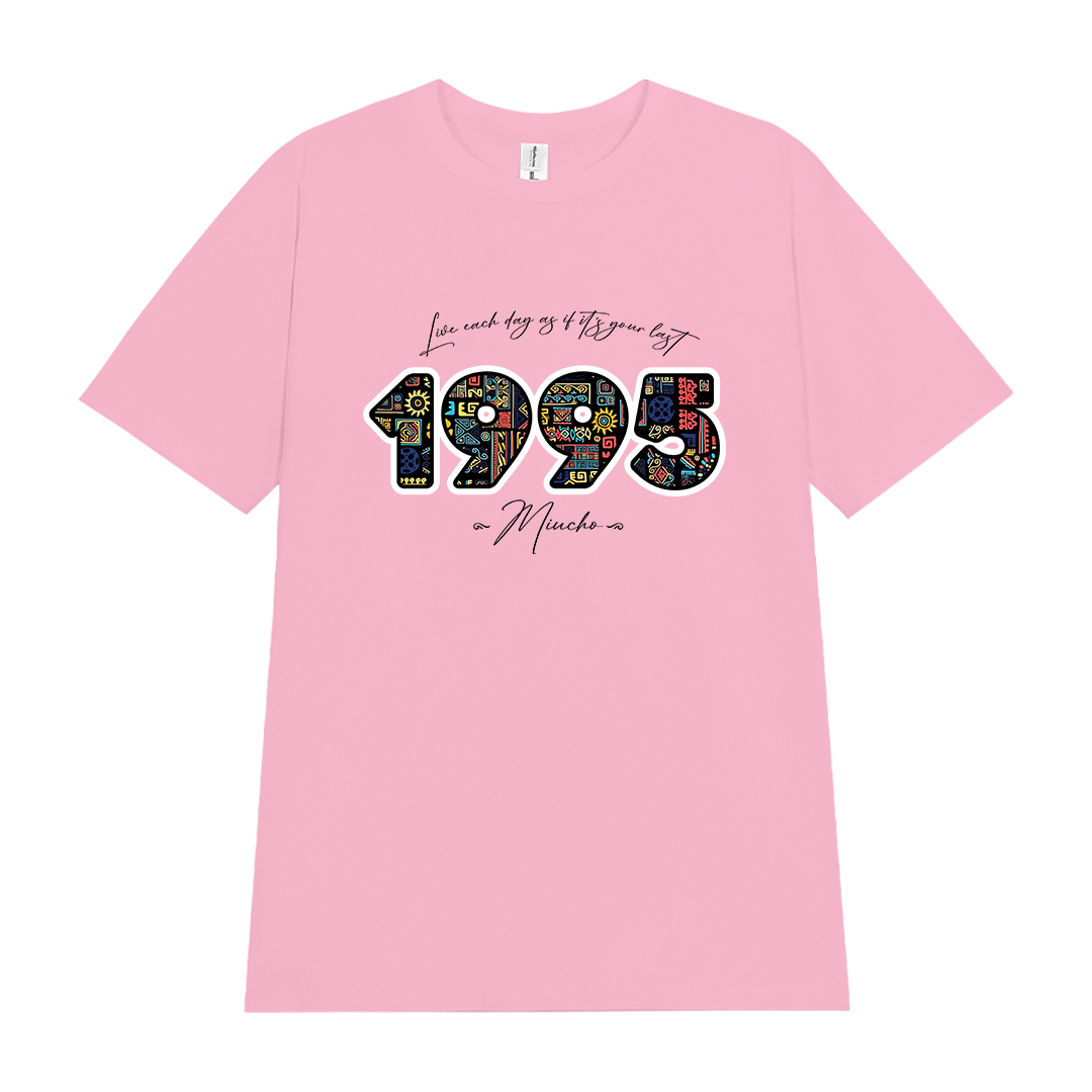 Áo thun nữ in năm sinh 1995 form vừa regular vải cotton 4c thoáng mát ARD1782 Miucho Chic in mix_thumbnail_9