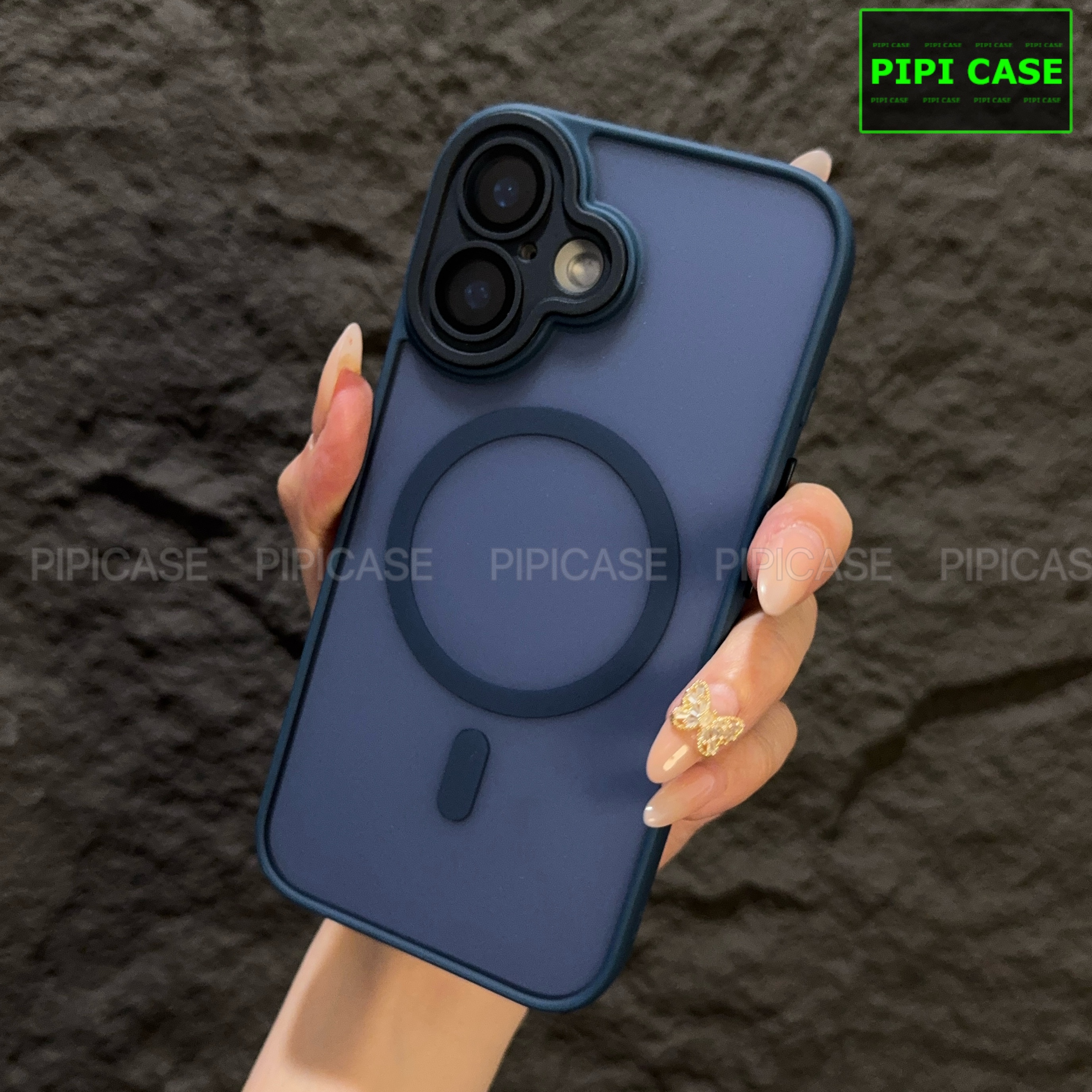 Ốp Lưng iPhone 16 - Kao - Xanh Dương