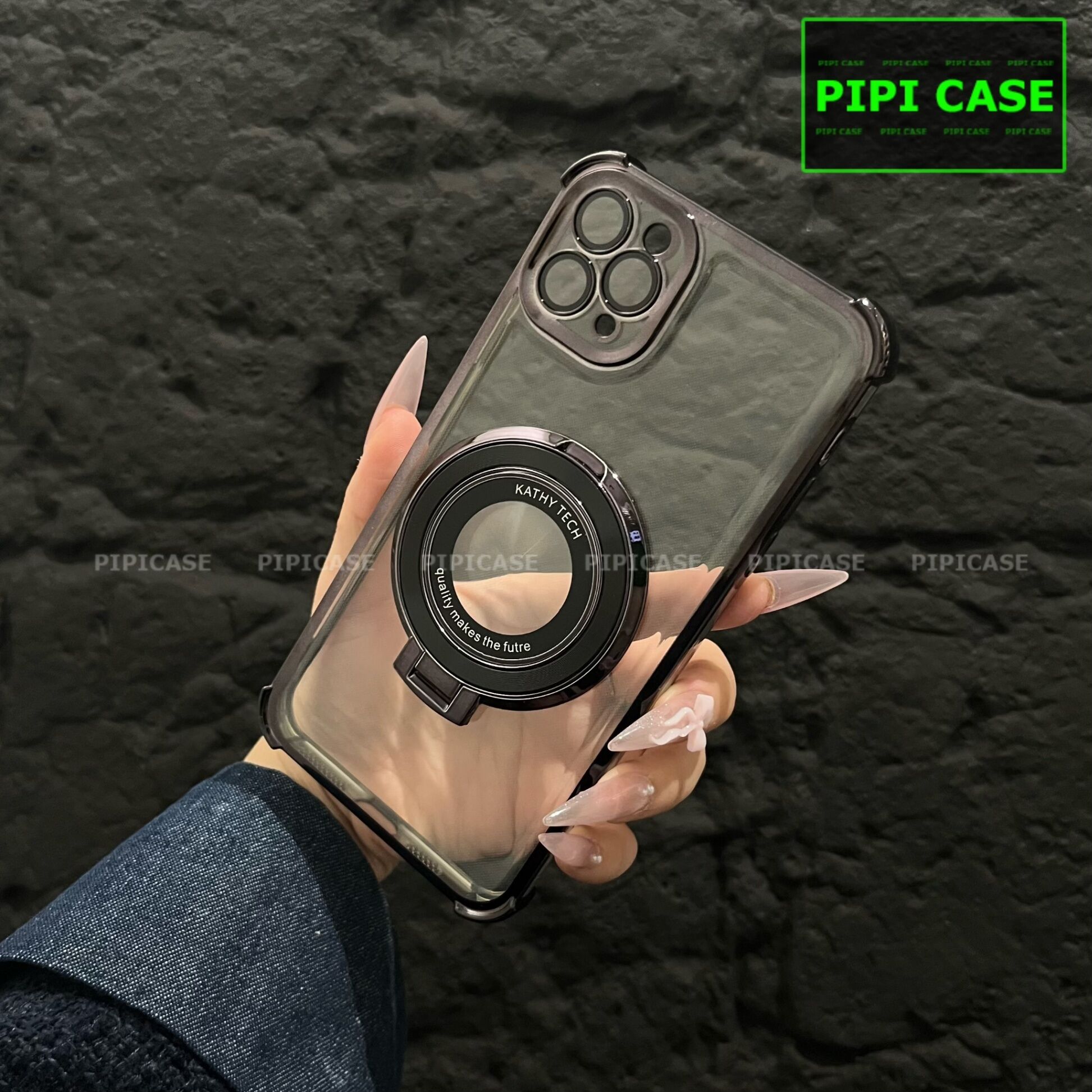 Ốp Lưng iPhone 11 Pro - Ven - Đen