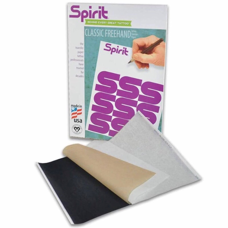 Giấy than SPIRIT CLASSIC FREEHAND A4 - Giấy than 3 lớp - Giấy scan hình xăm SPIRIT chính hãng.