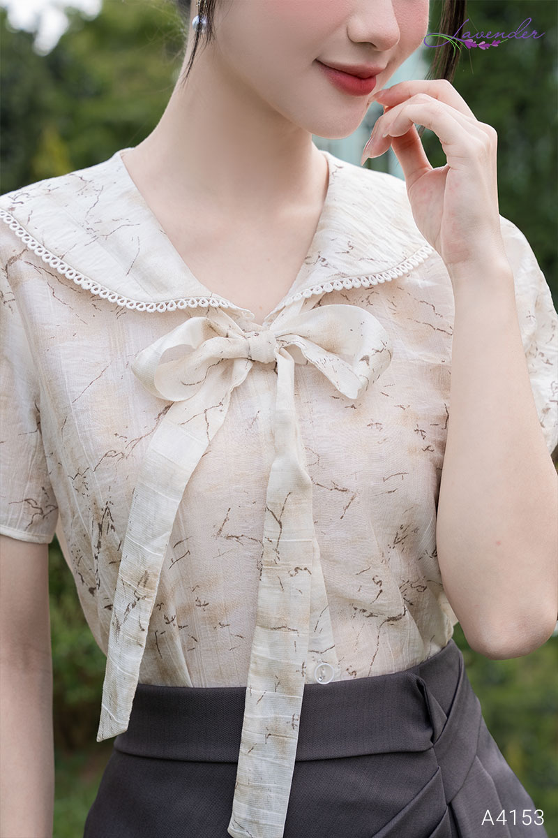 Áo sơ mi cổ sam phối ren A4153_thumbnail_2