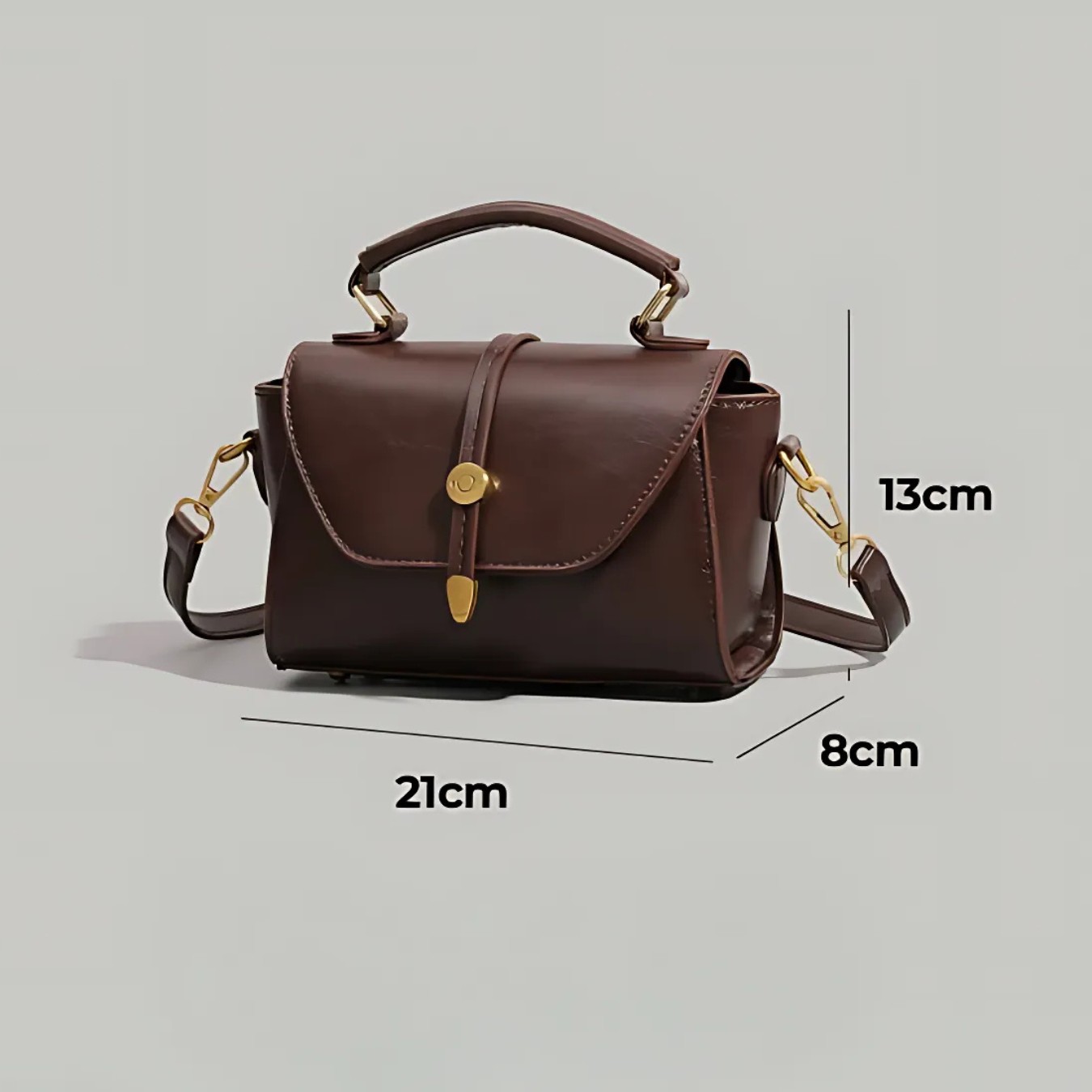 Túi Xách UHE Noira, Da Mịn Cao Cấp Chống Trầy Xước, Nắp Gập Thanh Lịch Sang Trọng-Quà Tặng Phái Đẹp_thumbnail_2