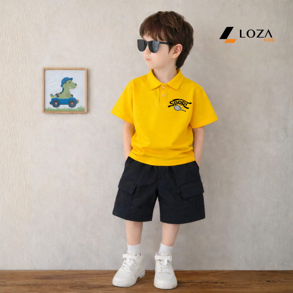 Set bộ Polo bé trai hình chữ SPORT - Loza Kids BU598_thumbnail_5
