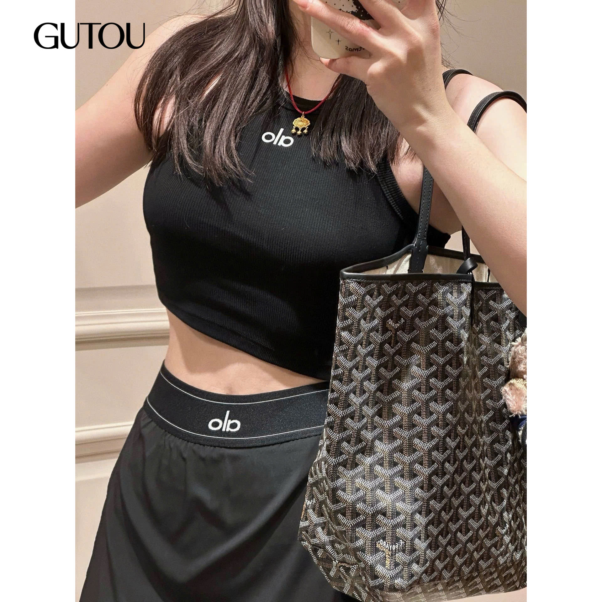 [ GUTOU ] Áo Ba Lỗ Basic Thêu 