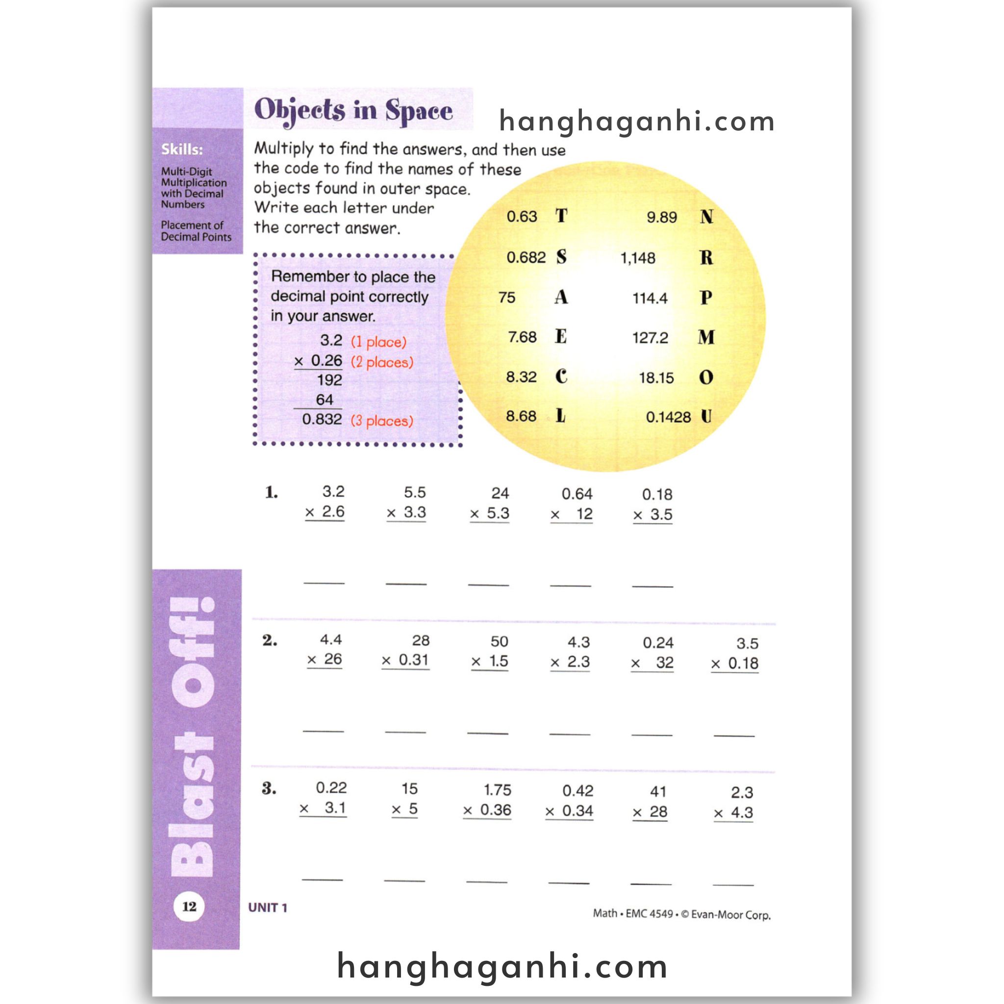 Skill Sharpeners Math Grade 5, Sách Toán Mỹ Evan Moor cho học sinh lớp 5_thumbnail_12