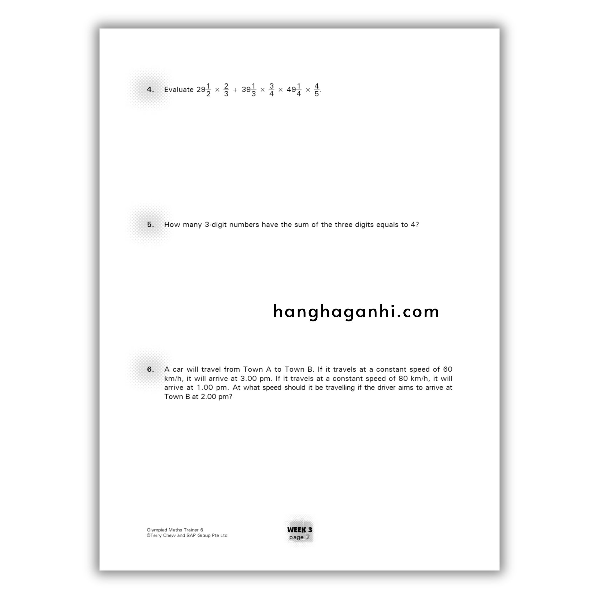 Olympiad Maths Trainer level 6- Sách Toán Tiếng Anh Singapore cho bé lớp 6_thumbnail_6
