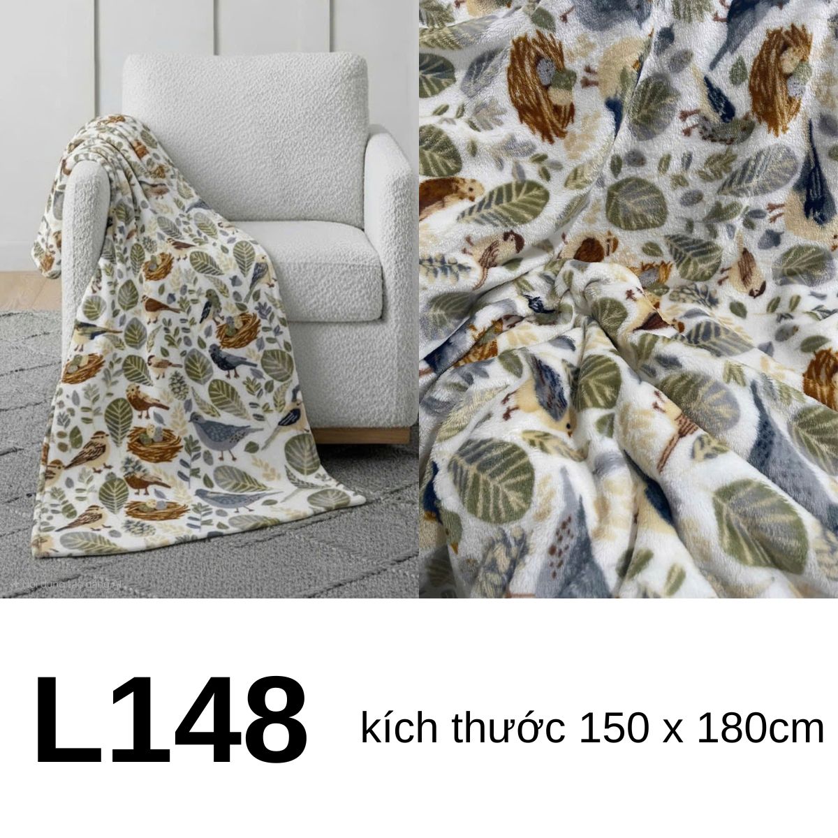 L148 Chăn lông tuyết