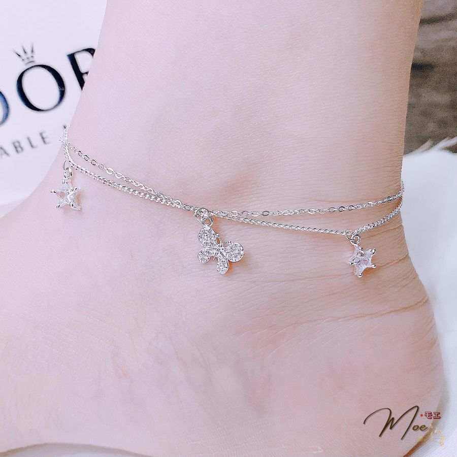 LC91 - Lắc chân bướm sao rơi dây kép