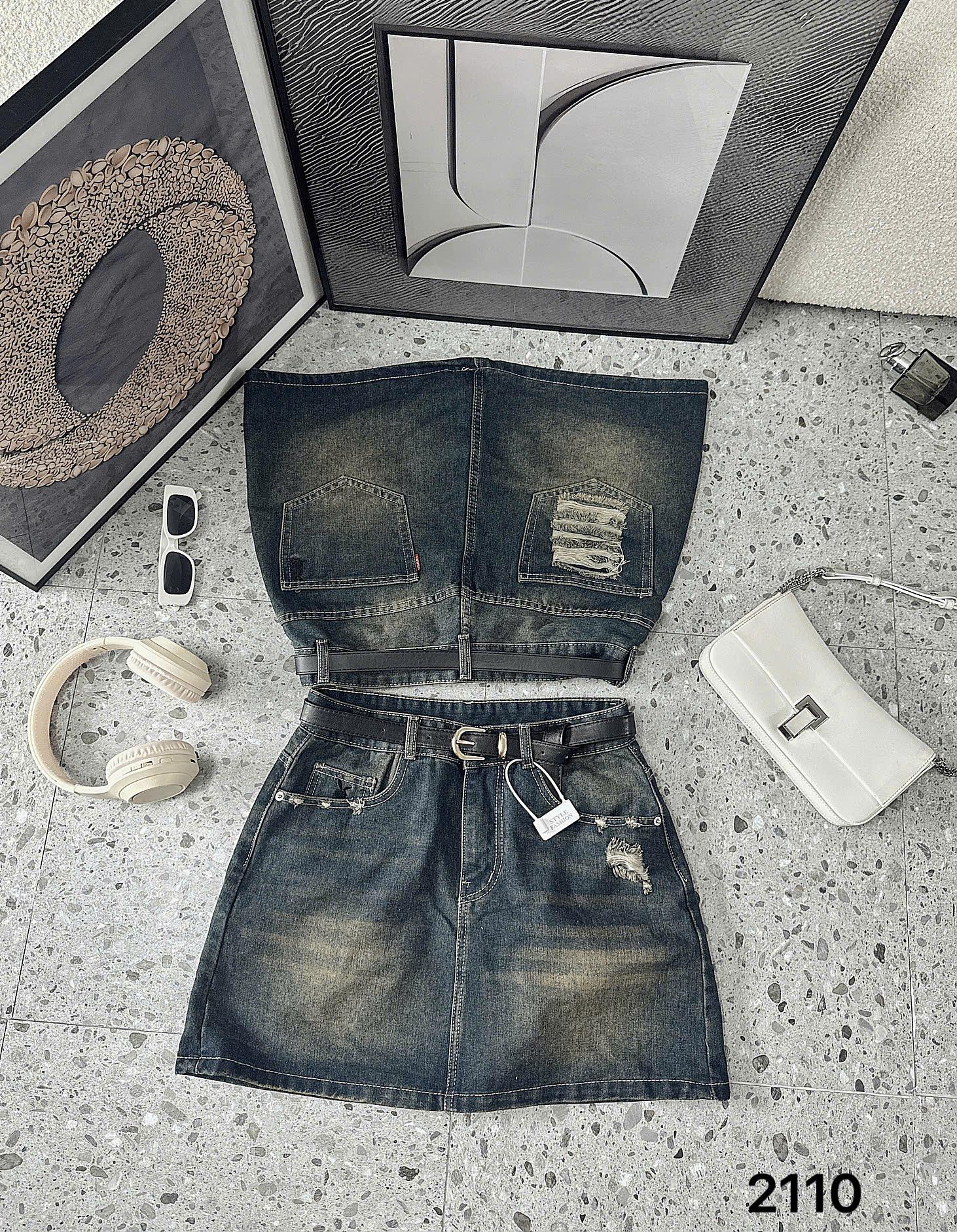 BIGSIZE- Chân váy jean rách túi T- JV2110_thumbnail_3