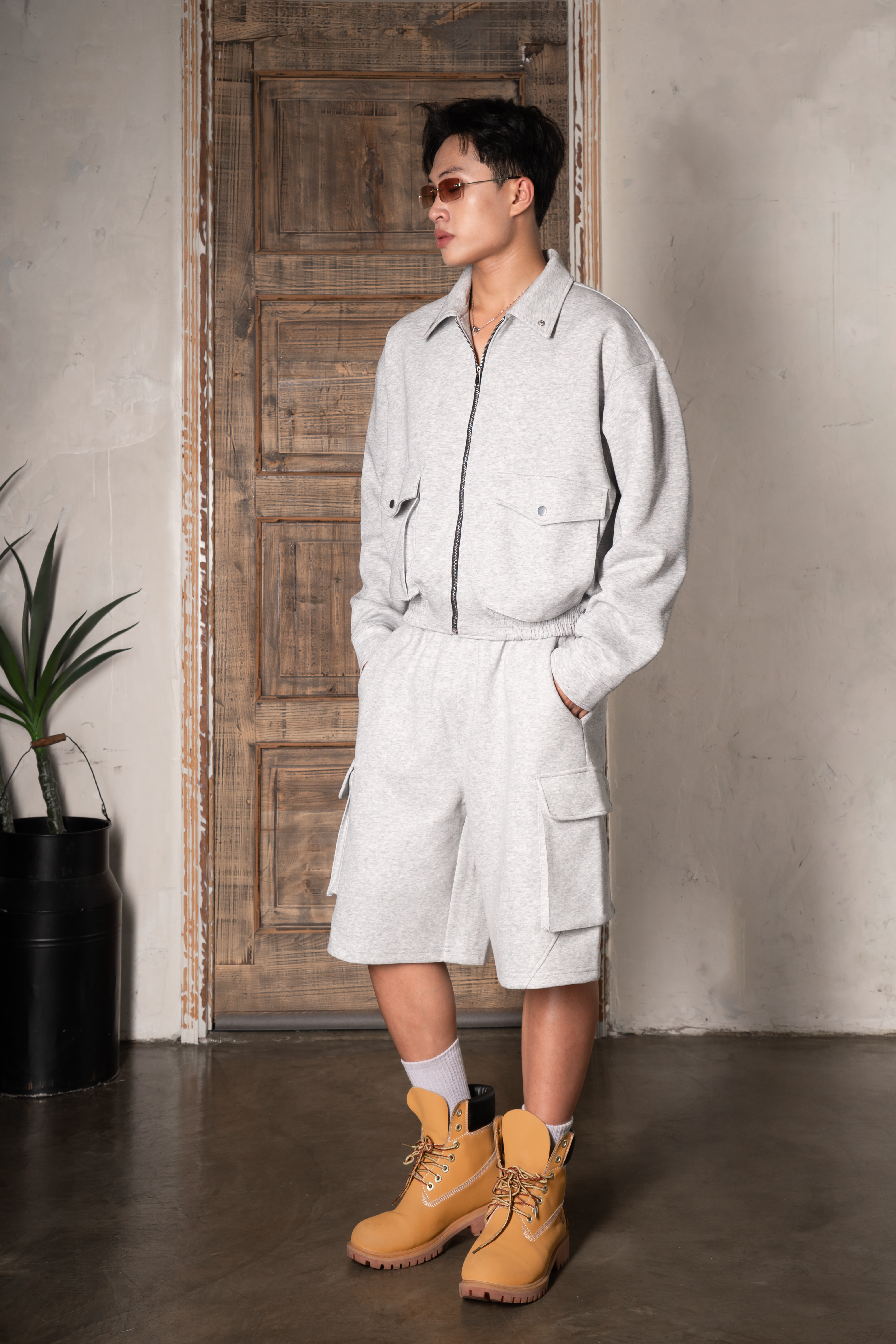 Áo khoác jacket VARM nỉ 2 da phù hợp cho nam và nữ_thumbnail_5