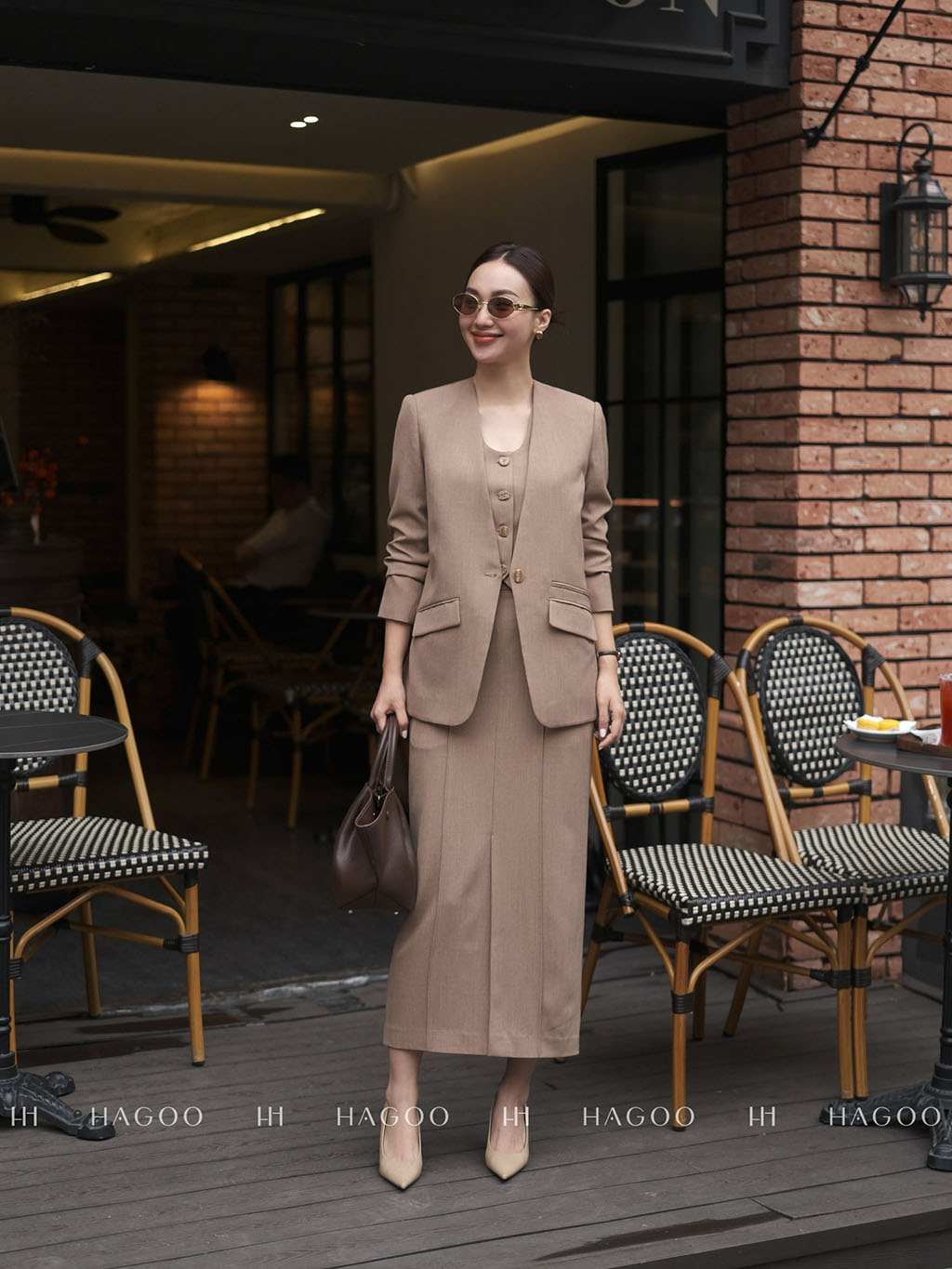 Blazer không ve bổ cơi đôi HAGOO_thumbnail_5