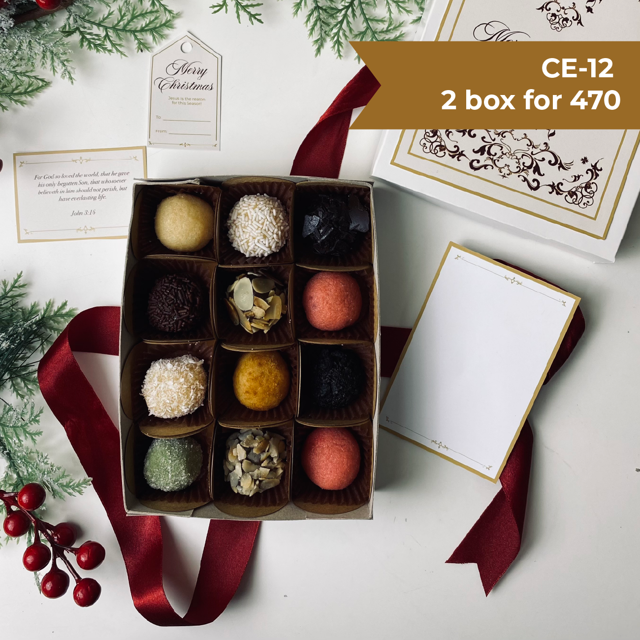 CHRISTMAS EDITION BOX OF 12