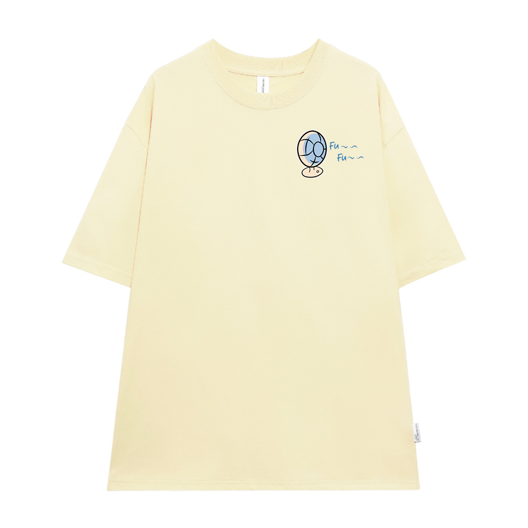 Áo thun cặp đôi couple from rộng ATD1378 Miucho vải cotton thoáng mát cổ tròn in mix_thumbnail_7