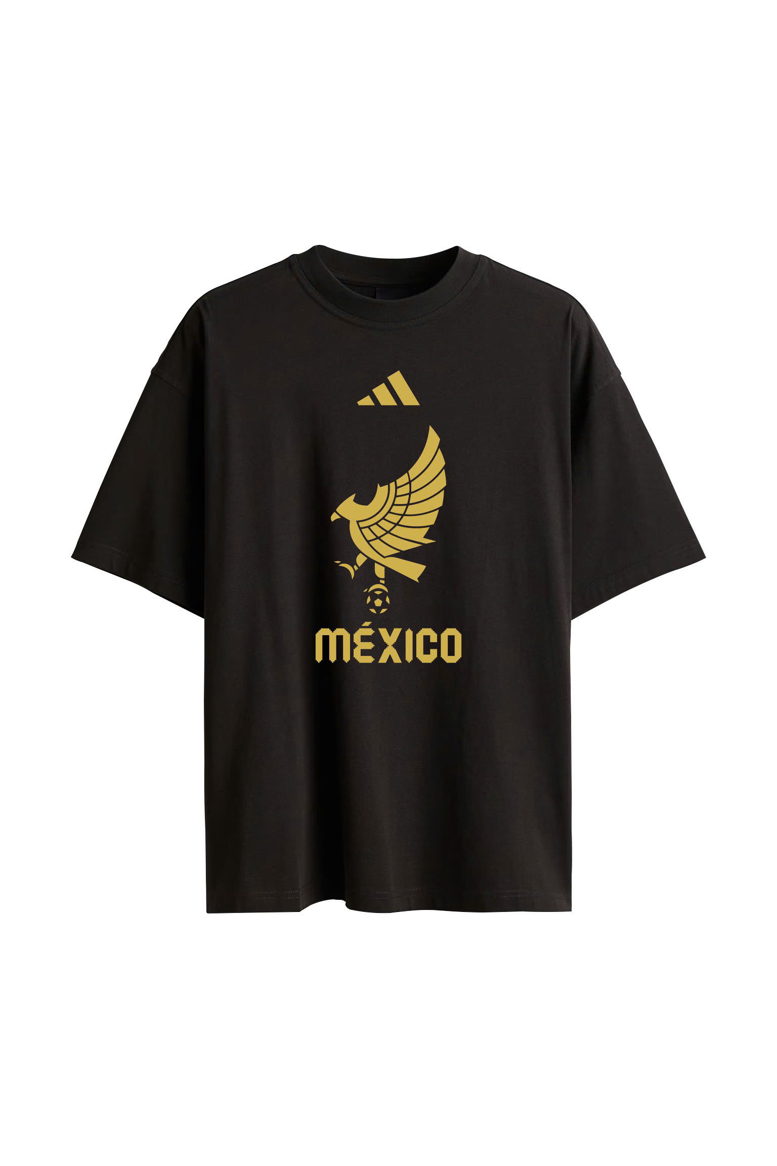 Áo thun nam nữ in Logo đội tuyển Mexico - 100% Cotton_thumbnail_0