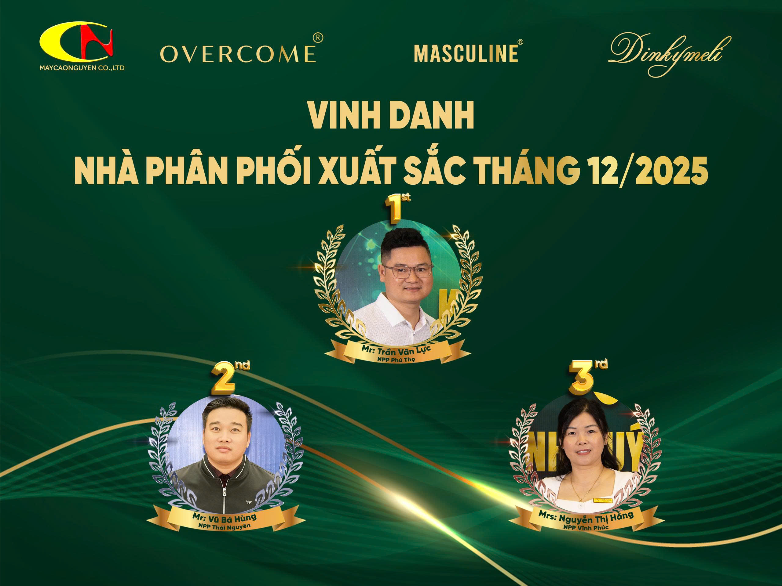 VINH DANH NHÀ PHÂN PHỐI XUẤT SẮC THÁNG 12/2025