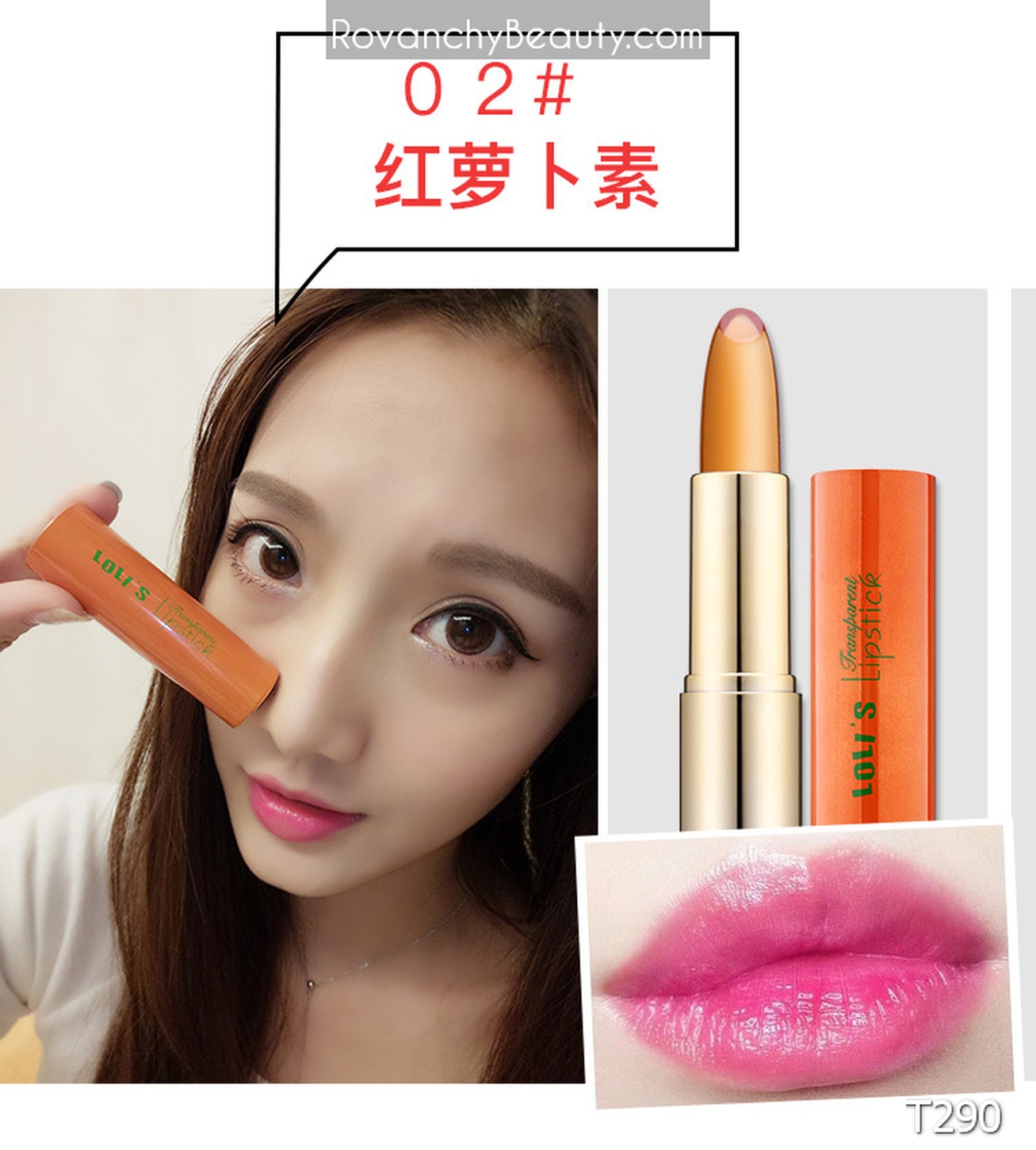 T290 Son Dưỡng Đổi Màu Loli's - Giữ Ẩm, Lâu Trôi, Không Trôi Màu, Chống Khô Môi - 3.8g_thumbnail_4