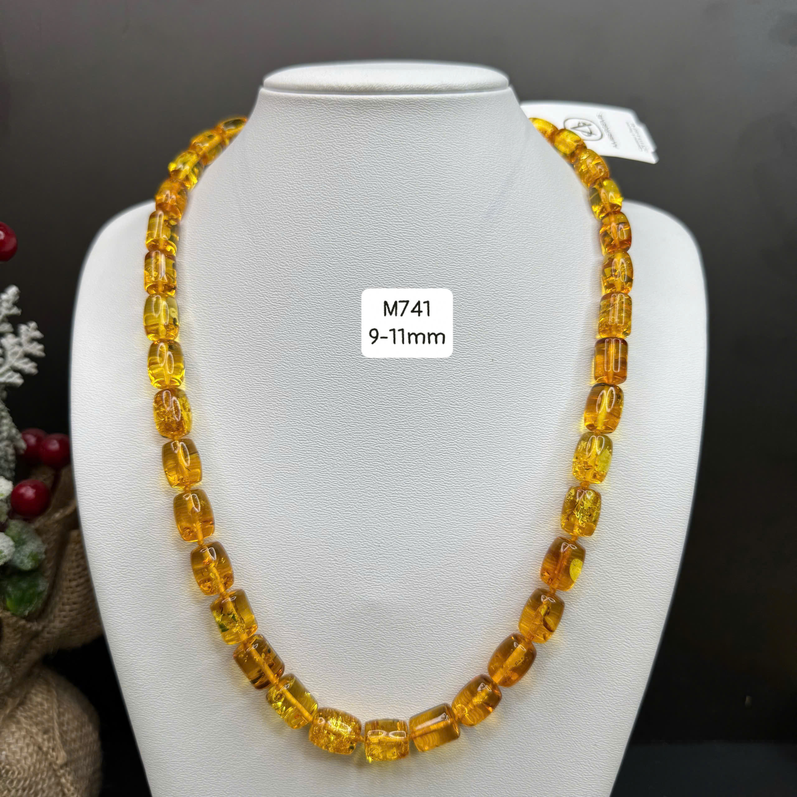 Chuỗi Vòng Cổ Lu Nở Hoa Ánh Cam - M741