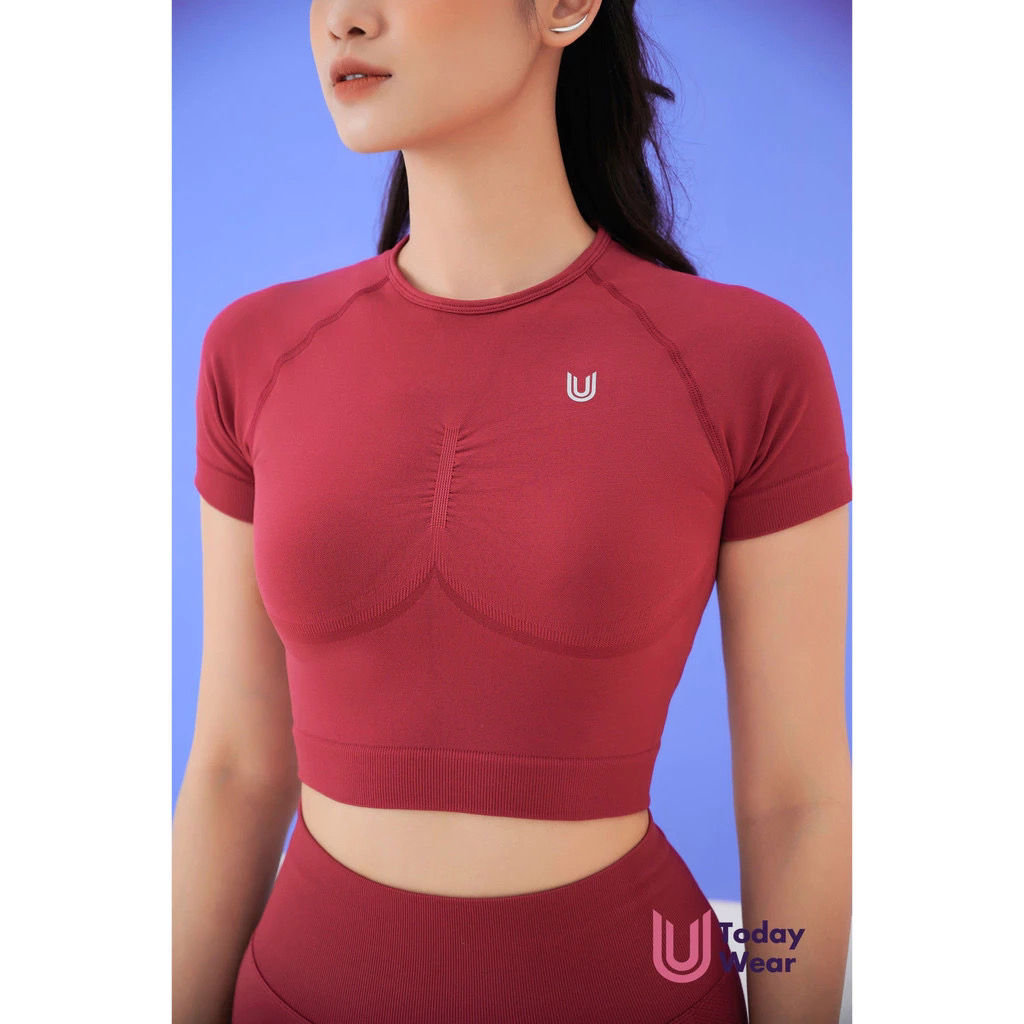 Áo tập thể thao Basic CropTop không đệm mút