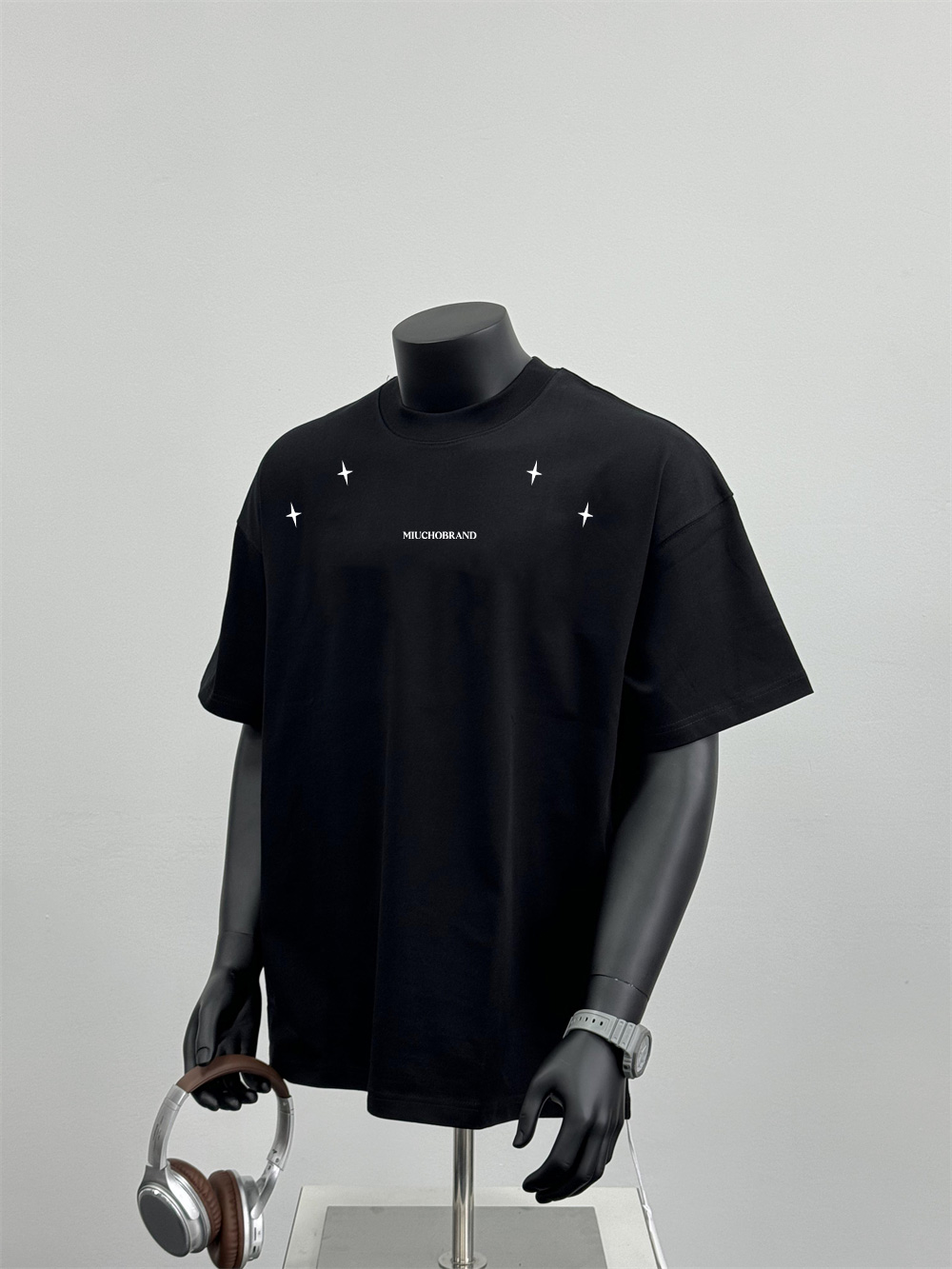 Áo thun nam form rộng local brand ATD1460 Miucho Man vải cotton thoáng mát cổ tròn in artword_thumbnail_2