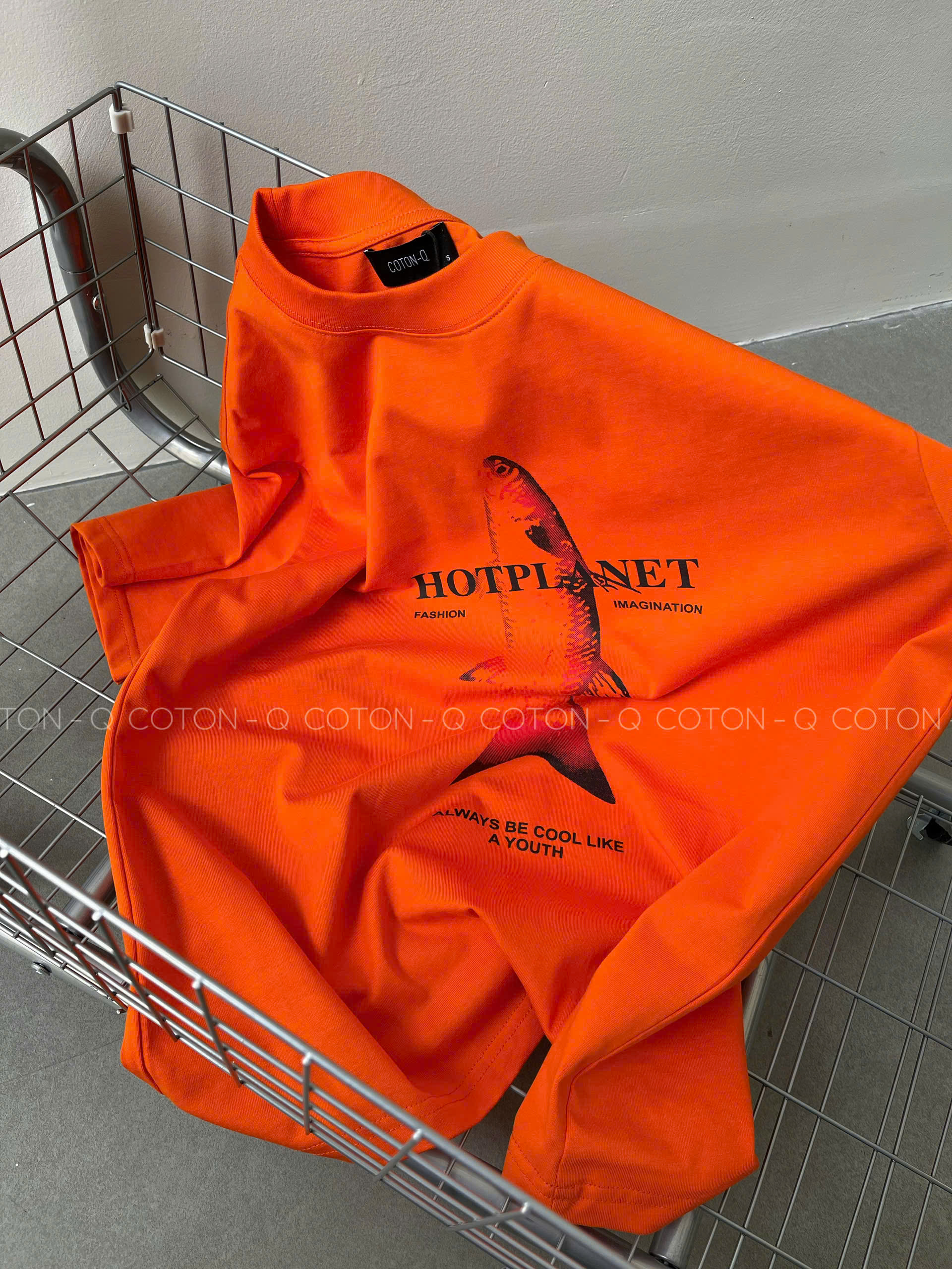 Áo thun tay ngắn Cotton Q cam in_thumbnail_7