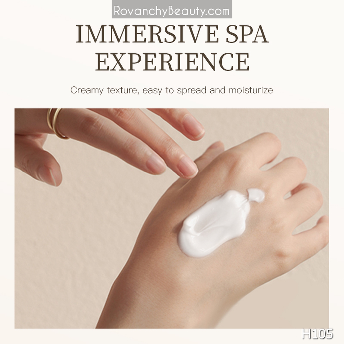 H105 Mặt nạ trắng da toàn thân HUNMUI White Clay Body Mask 300ml - Dưỡng ẩm, mịn màng, chống khô da_thumbnail_6