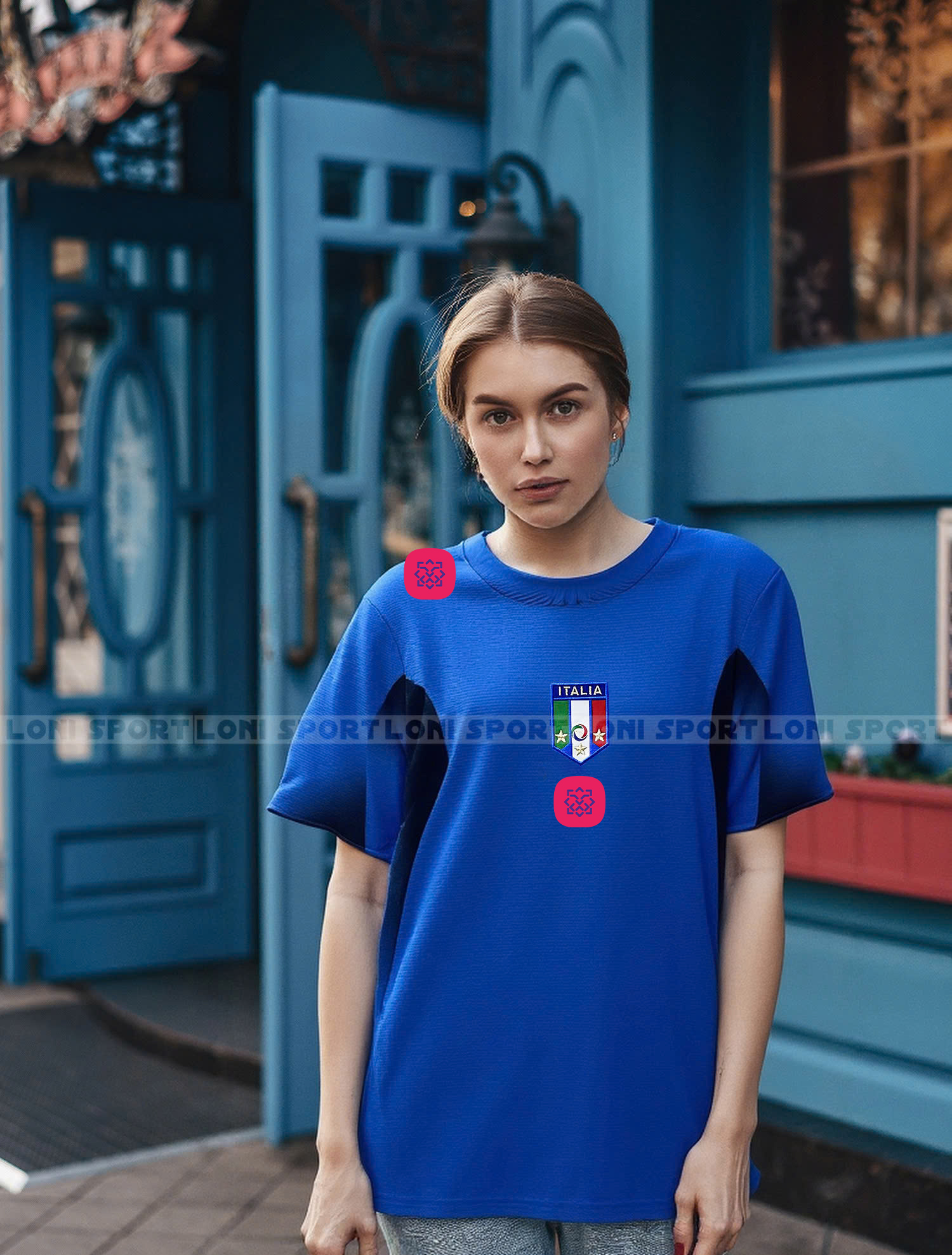 Áo Retro Italy sân nhà xanh 2006_thumbnail_1