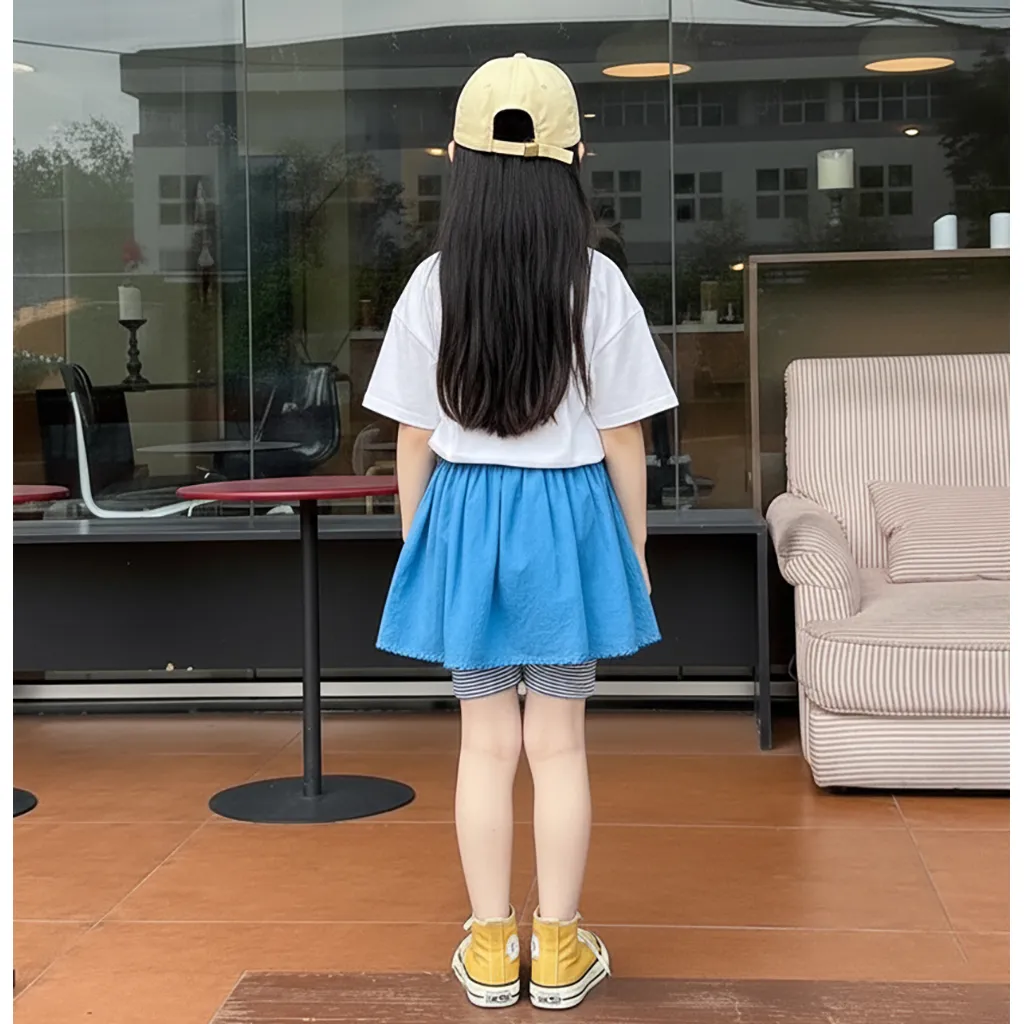 Áo thun bé gái Kitty đáng yêu Kado vải cotton thoáng mát tay ngắn cổ tròn in artwork 2880_thumbnail_6