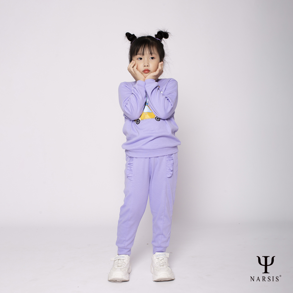 BỘ THU ĐÔNG BÉ GÁI NARSIS  TÍM KM2014 NARSIS CHẤT LIỆU THOÁNG MÁT, DỄ CHỊU, THOẢI MÁI CẢ NGÀY, DỄ..._thumbnail_2