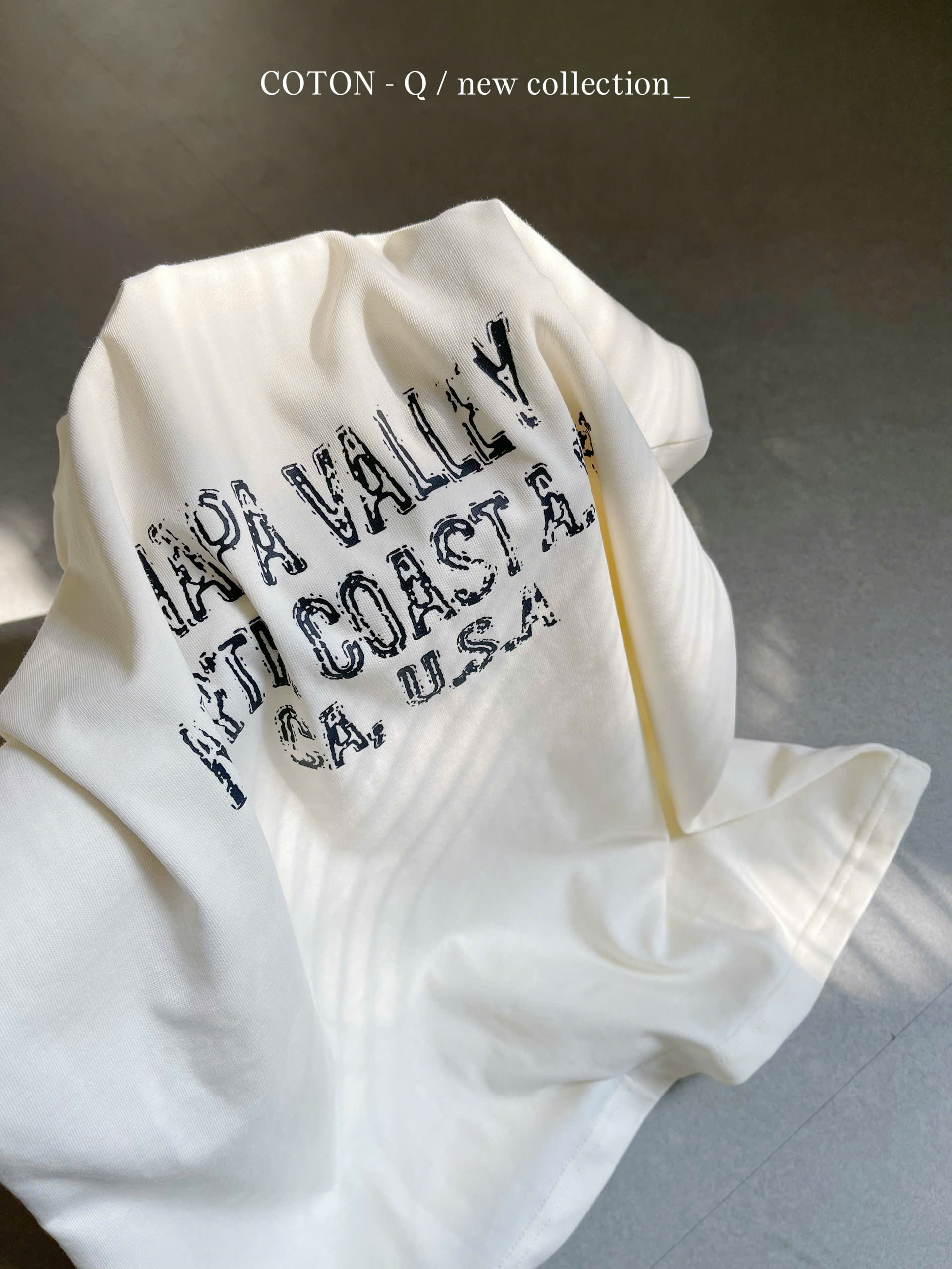 Áo thun kem in chữ_thumbnail_3