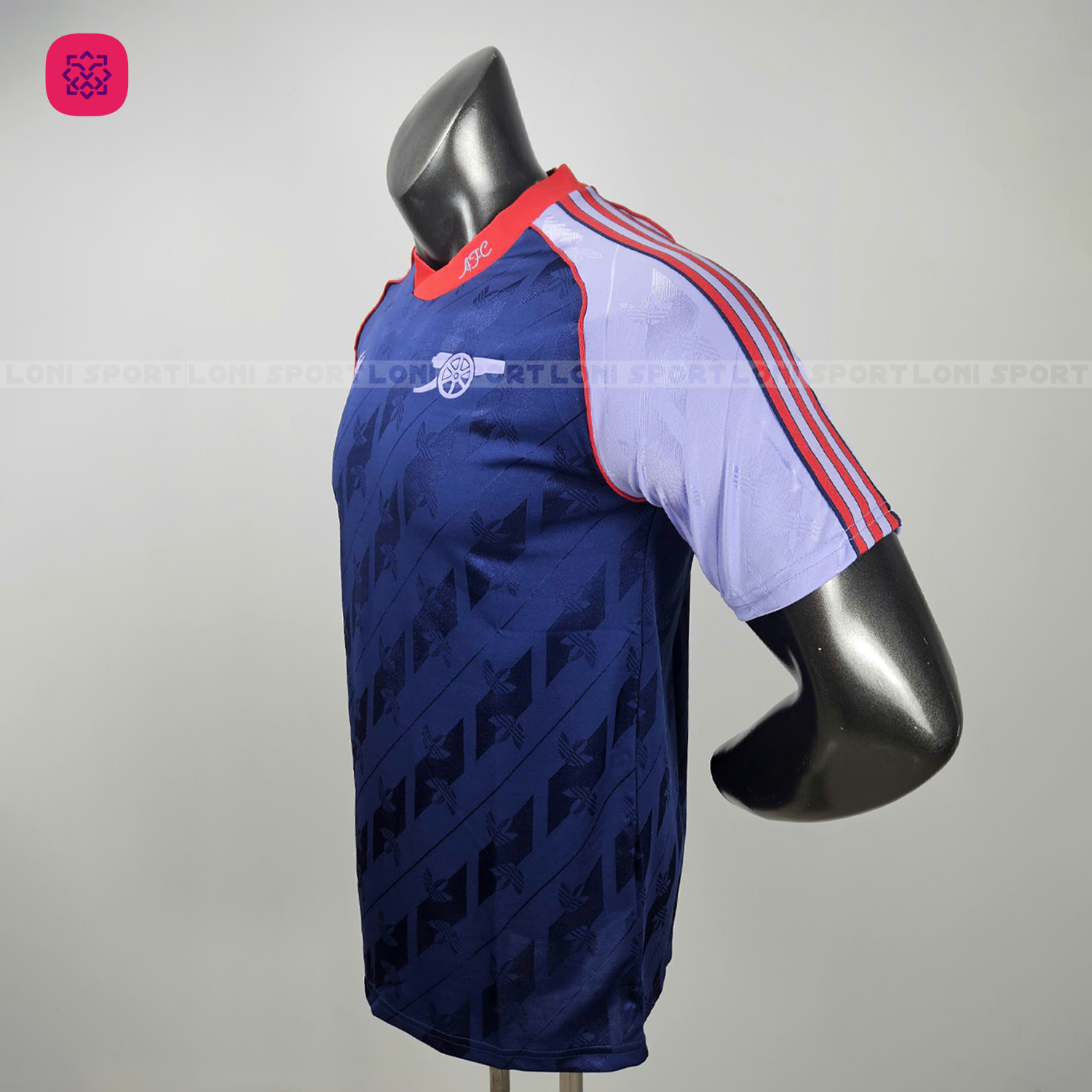 Áo Arsenal Lifestyler xanh tím 24/25 SF_thumbnail_5