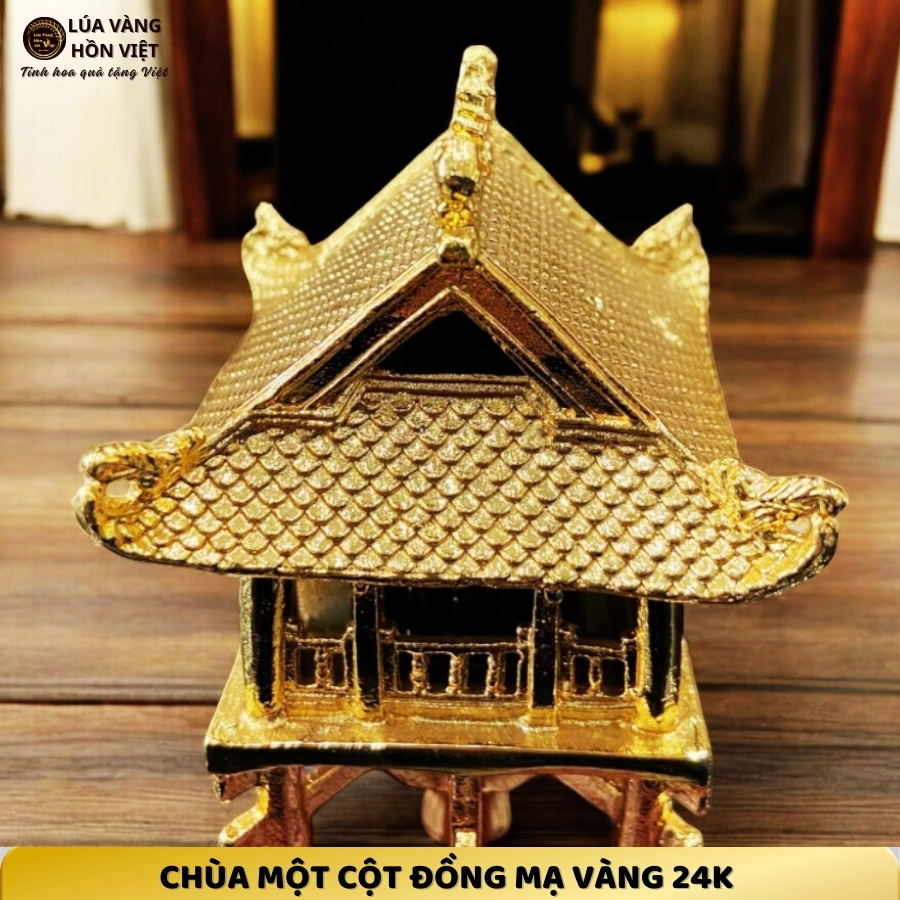 CHÙA MỘT CỘT ĐỒNG MẠ VÀNG 24K_thumbnail_4