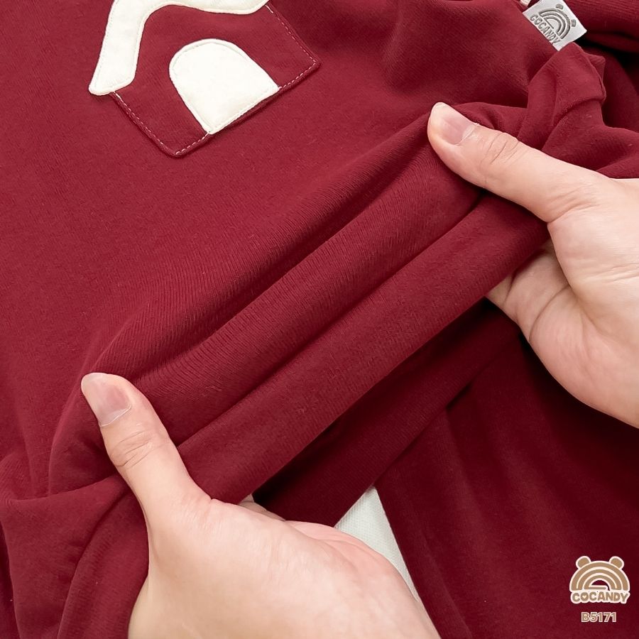 Bộ dài ĐỎ cổ tròn phối BE_thumbnail_3