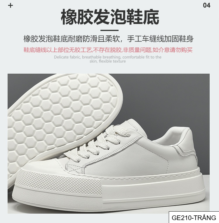 GE210 - Giày thể thao nam da bò lớp 1 cao cấp, giày nam đế dày da thật thời trang phong cách Châu Âu, giày bánh quy da thật nam._thumbnail_11