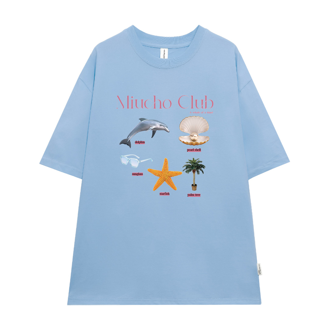 Áo thun đi biển form rộng mùa hè unisex ATD1053 Miucho tay lỡ cổ tròn in mix_thumbnail_20